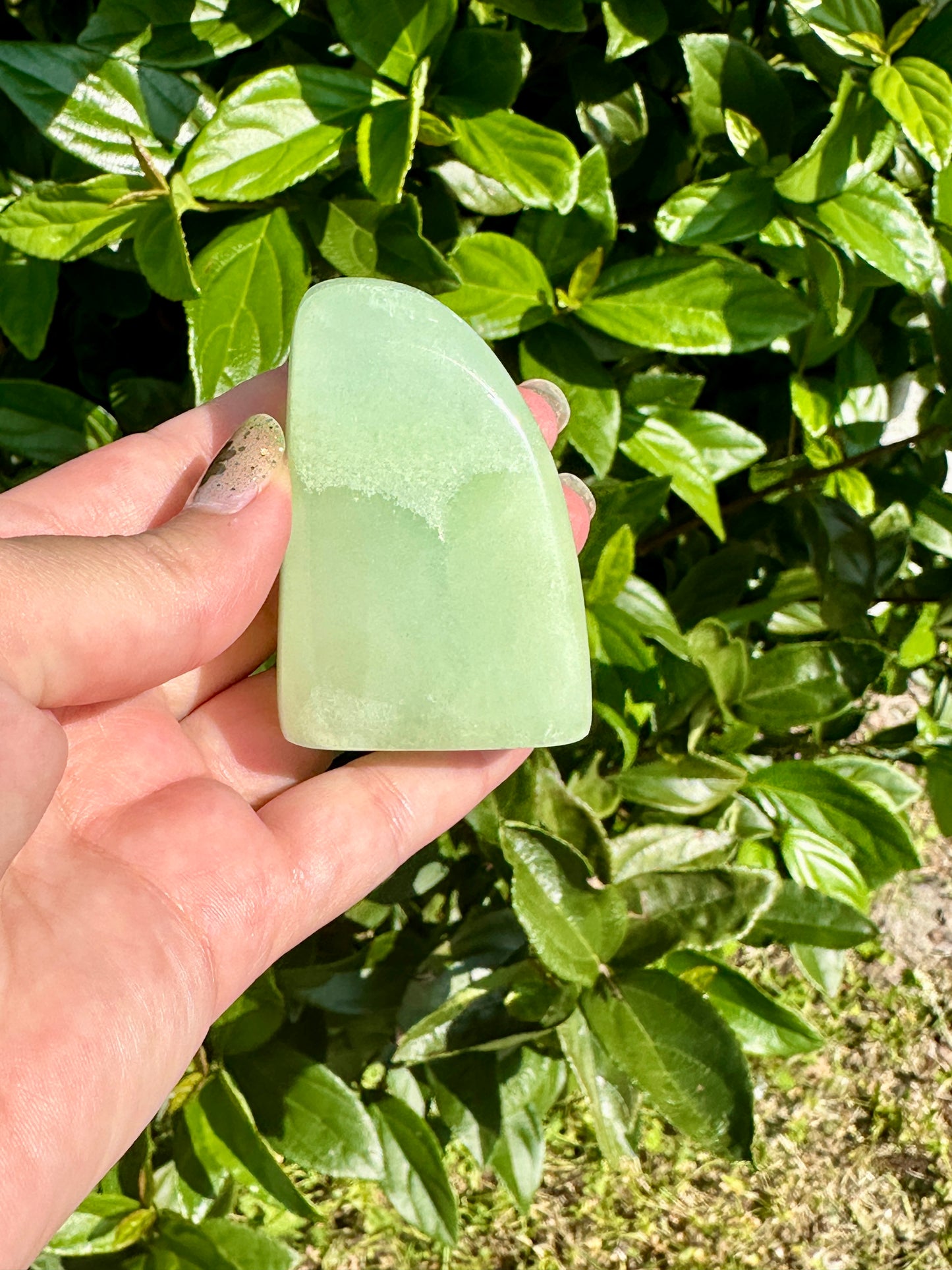 Unique Pistachio Calcite Freeform - Enhance Your Space with Natural Healing Energy, Ideal for Meditation and Home Decor
