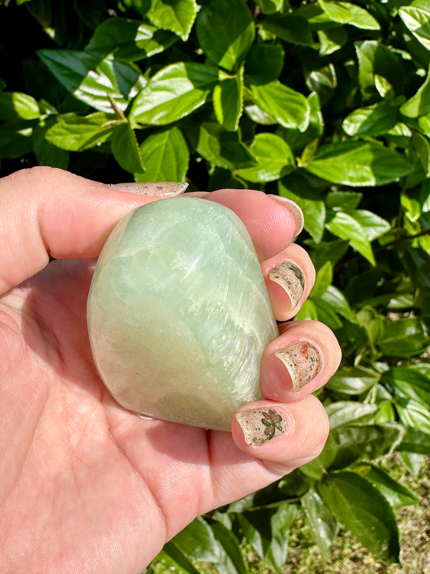 Unique Pistachio Calcite Freeform - Enhance Your Space with Natural Healing Energy, Ideal for Meditation and Home Decor