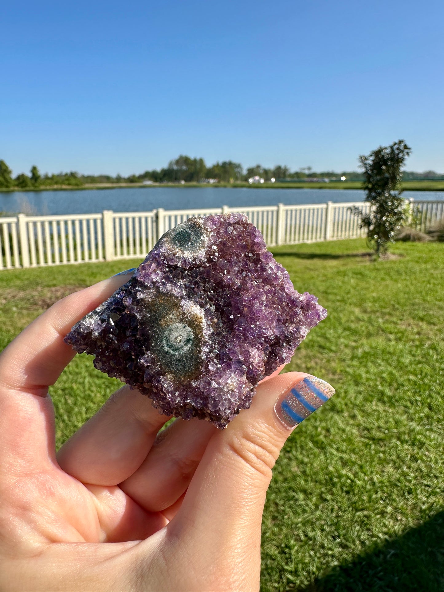 Exquisite Uruguayan Amethyst Stalactite - A Majestic Natural Wonder for Collectors and Decor Enthusiasts
