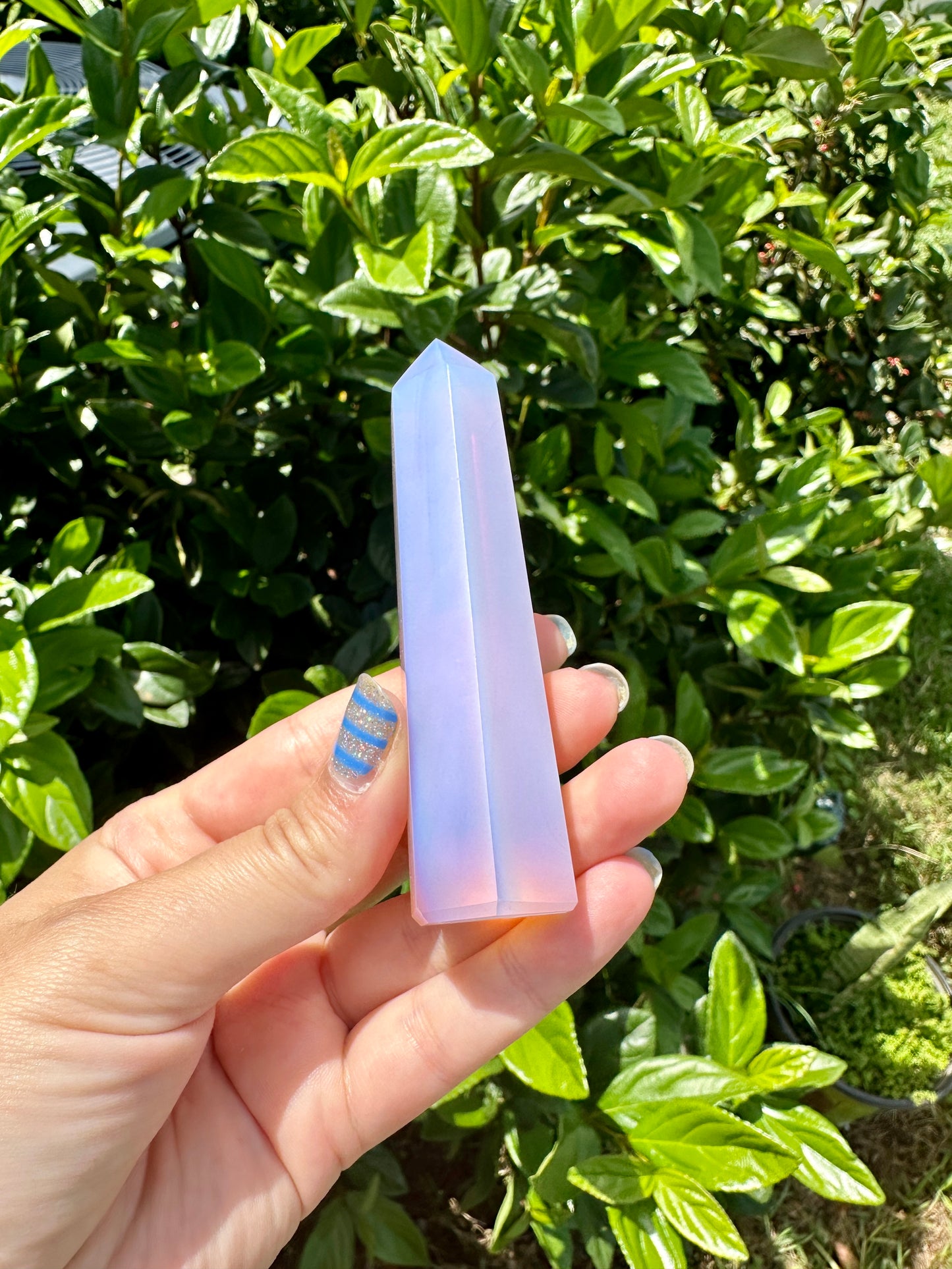 Gorgeous Pink Opalite Tower for Energy Healing & Meditation - Enhance Your Space with Radiant Crystal Decor, Perfect Gift for Crystal Lovers