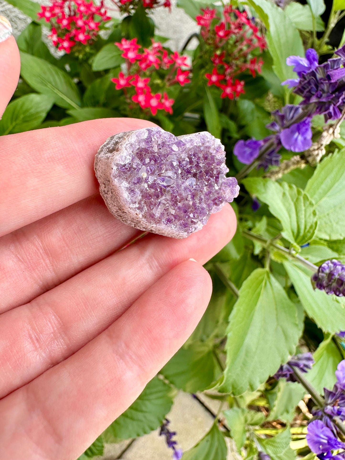 Uruguayan Amethyst Druzy Heart: A Captivating Gem for Love & Healing, Perfect for Collectors and Home Decor