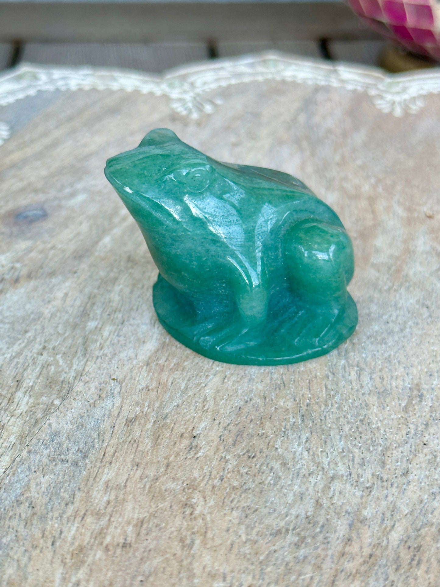 Green Aventurine - Frog