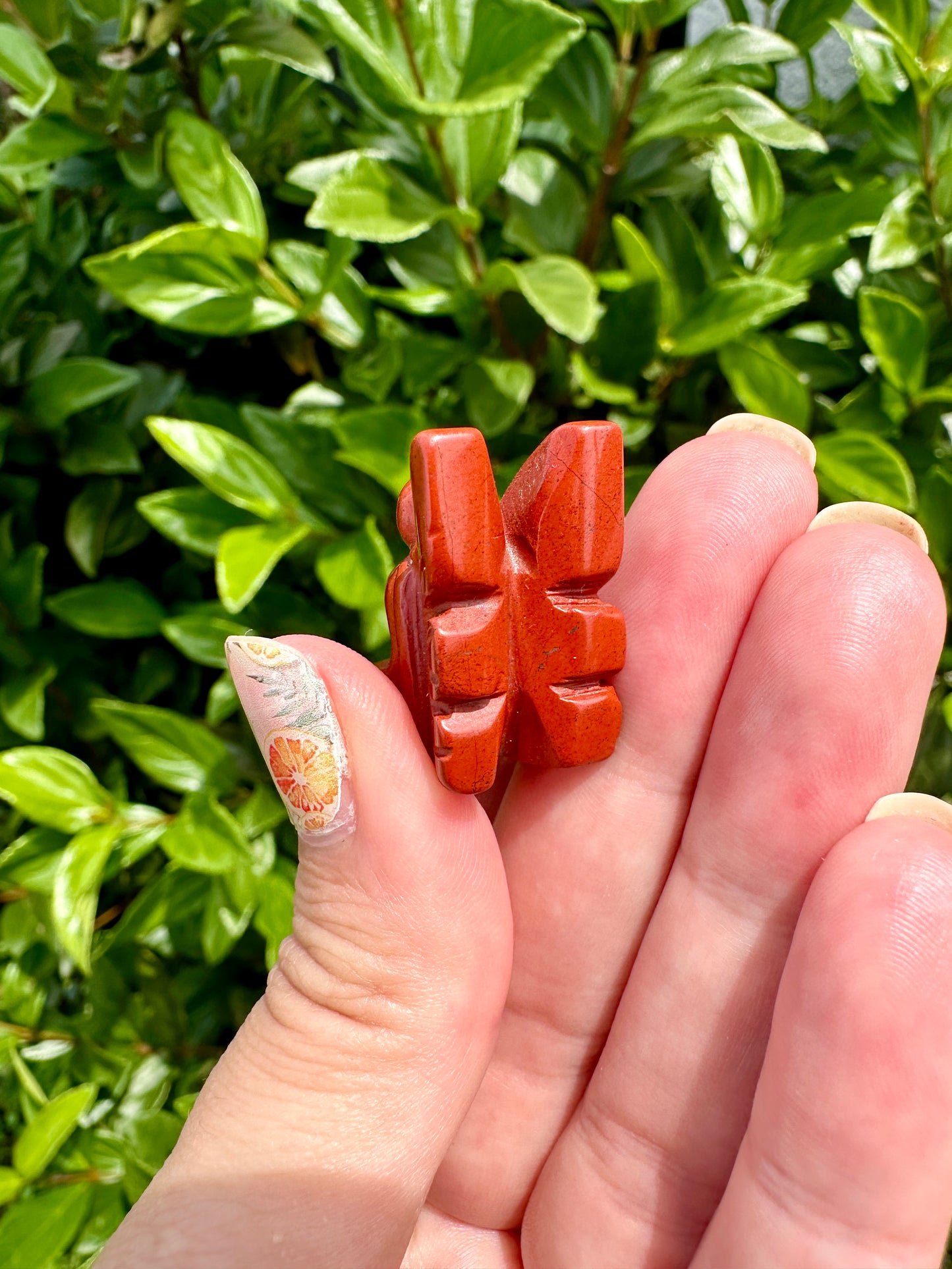 Red Jasper Fairy Carving - Unique Handcrafted Gemstone Fairy, Spiritual Decor and Healing Crystal for Home