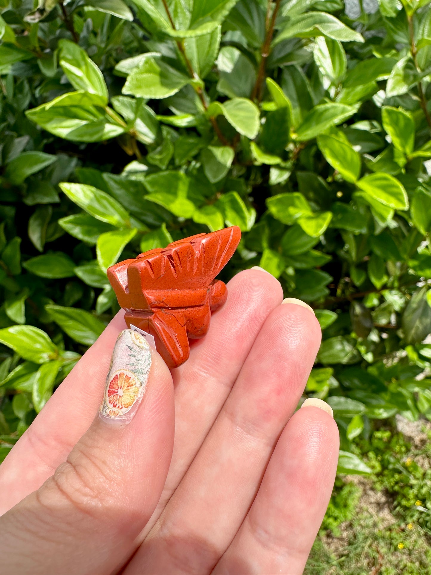 Red Jasper Fairy Carving - Unique Handcrafted Gemstone Fairy, Spiritual Decor and Healing Crystal for Home