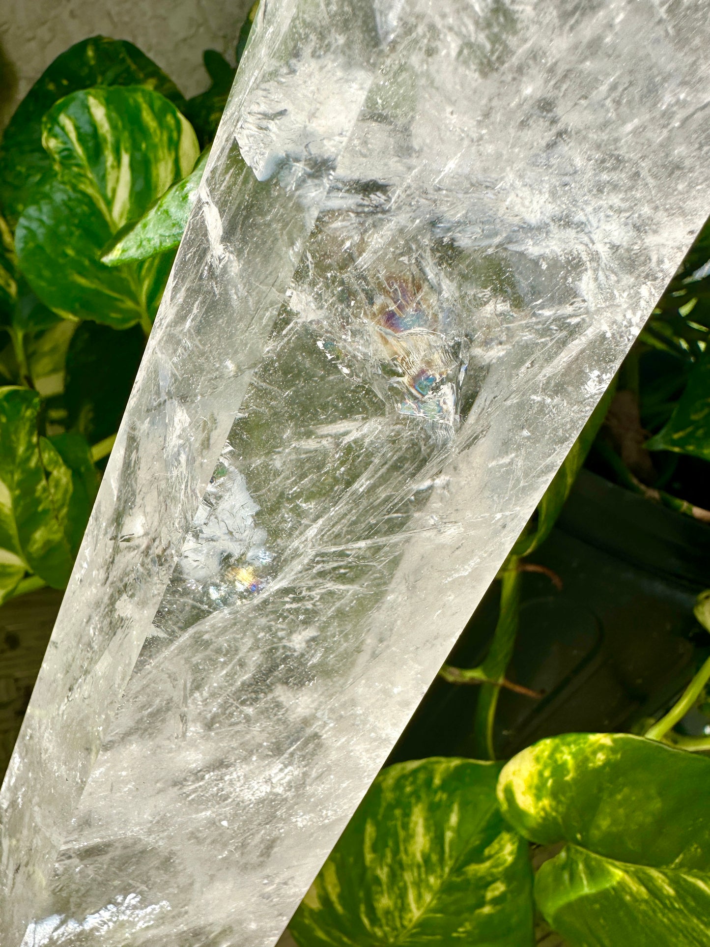 Radiant Clear Quartz Crystal Tower - Large Points for Home Decor and Healing
