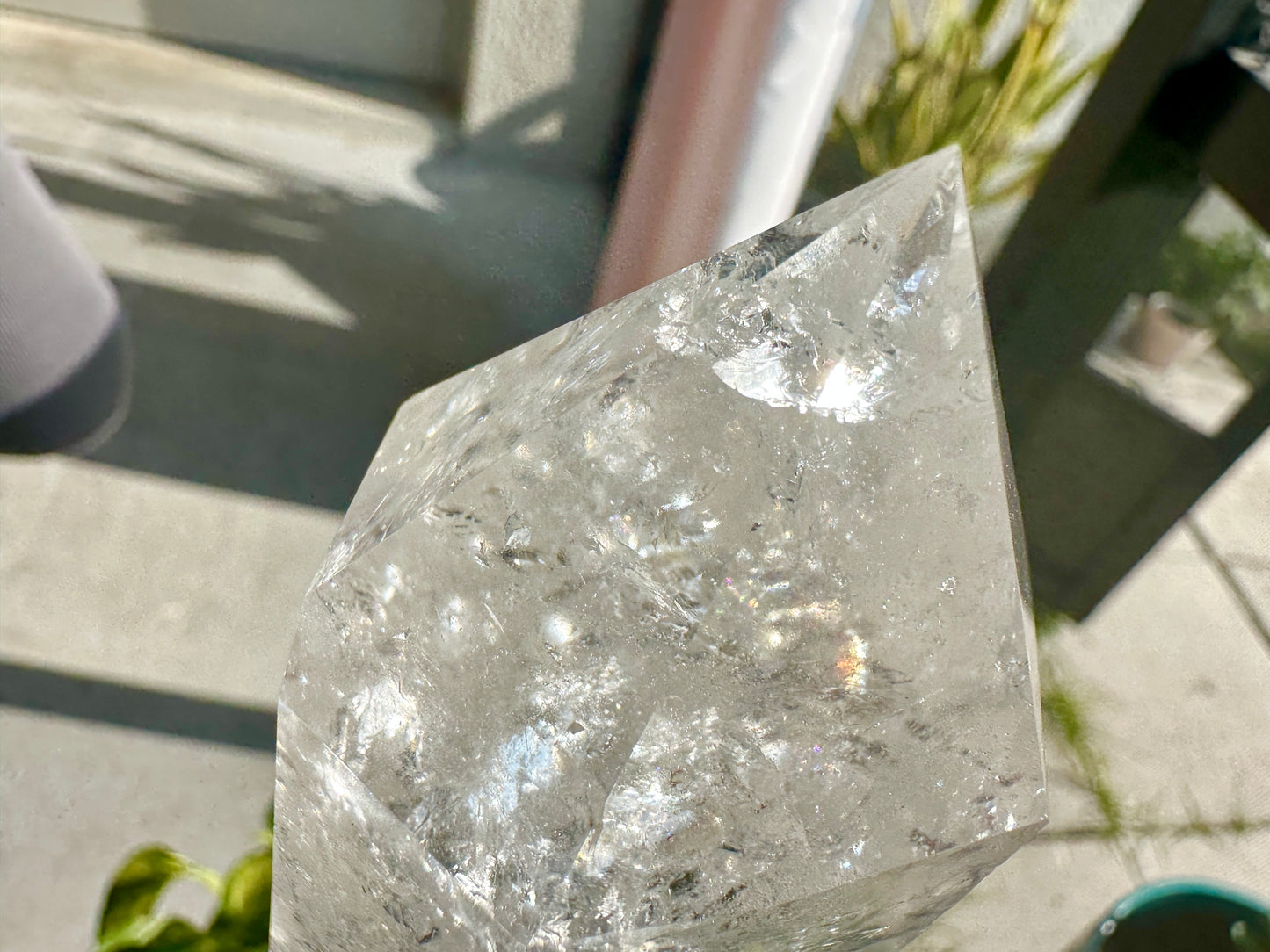 Radiant Clear Quartz Crystal Tower - Large Points for Home Decor and Healing