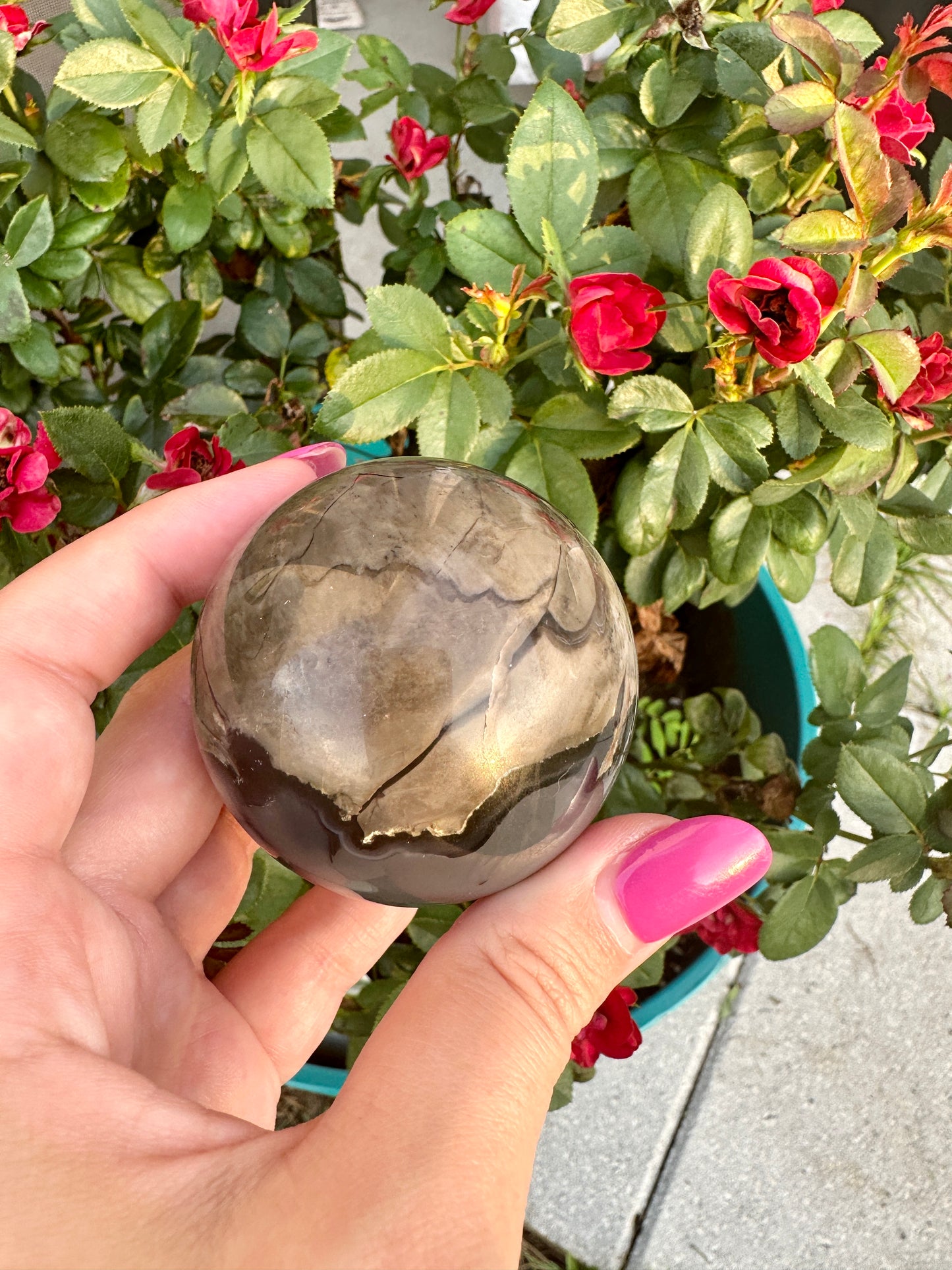 Volcanic Agate - Sphere - 57.5mm