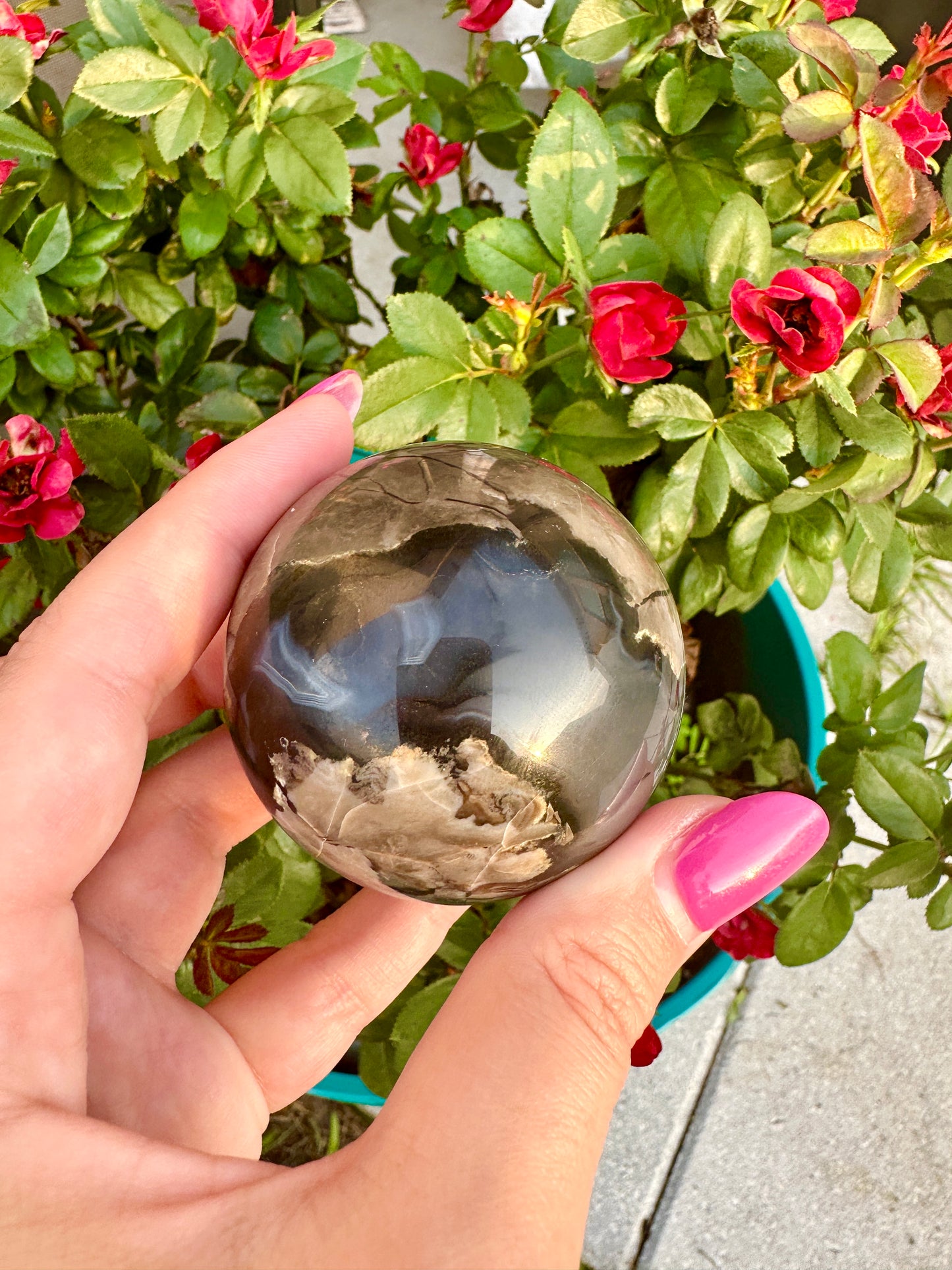 Volcanic Agate - Sphere - 57.5mm