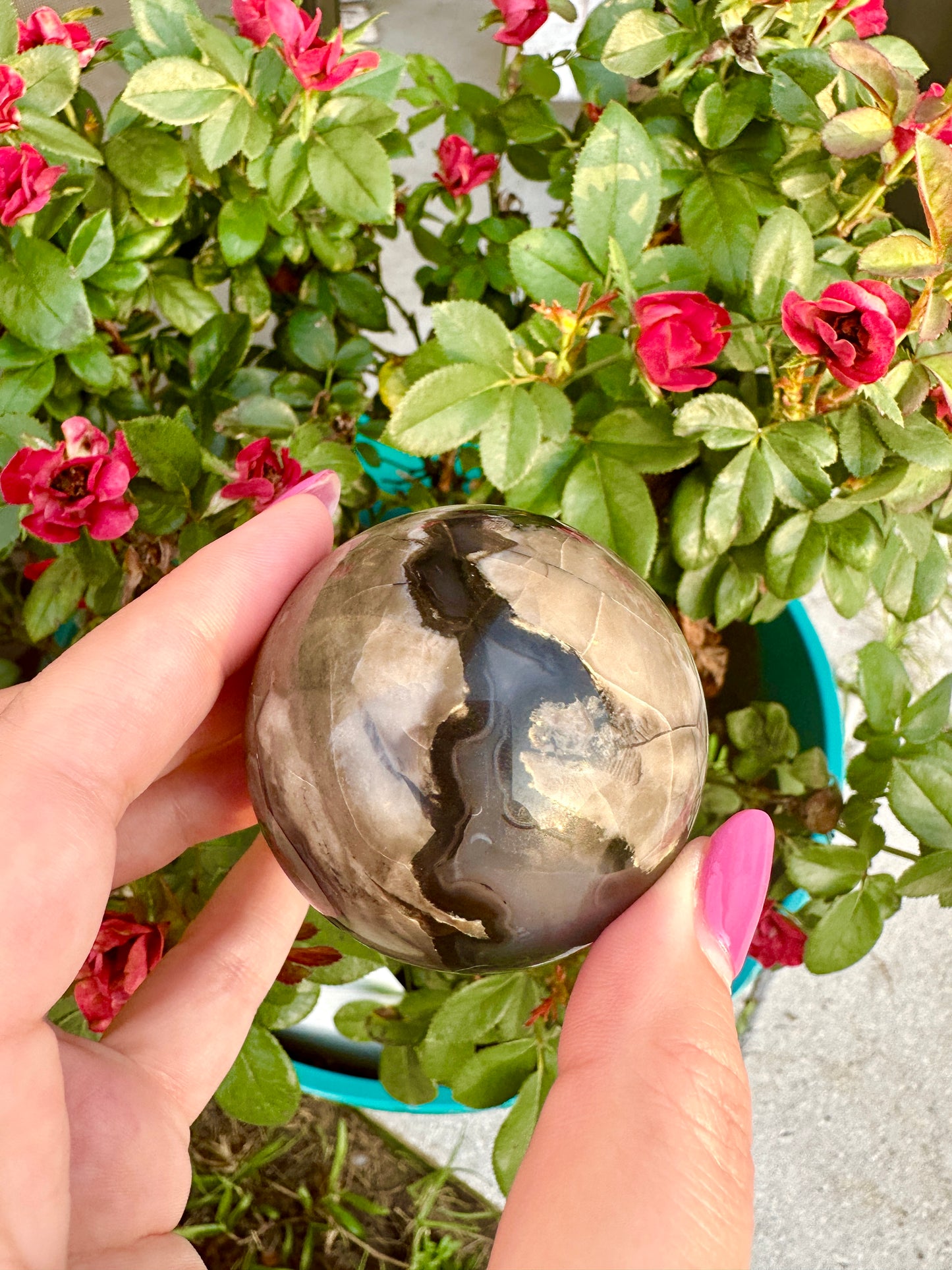 Volcanic Agate - Sphere - 57.5mm
