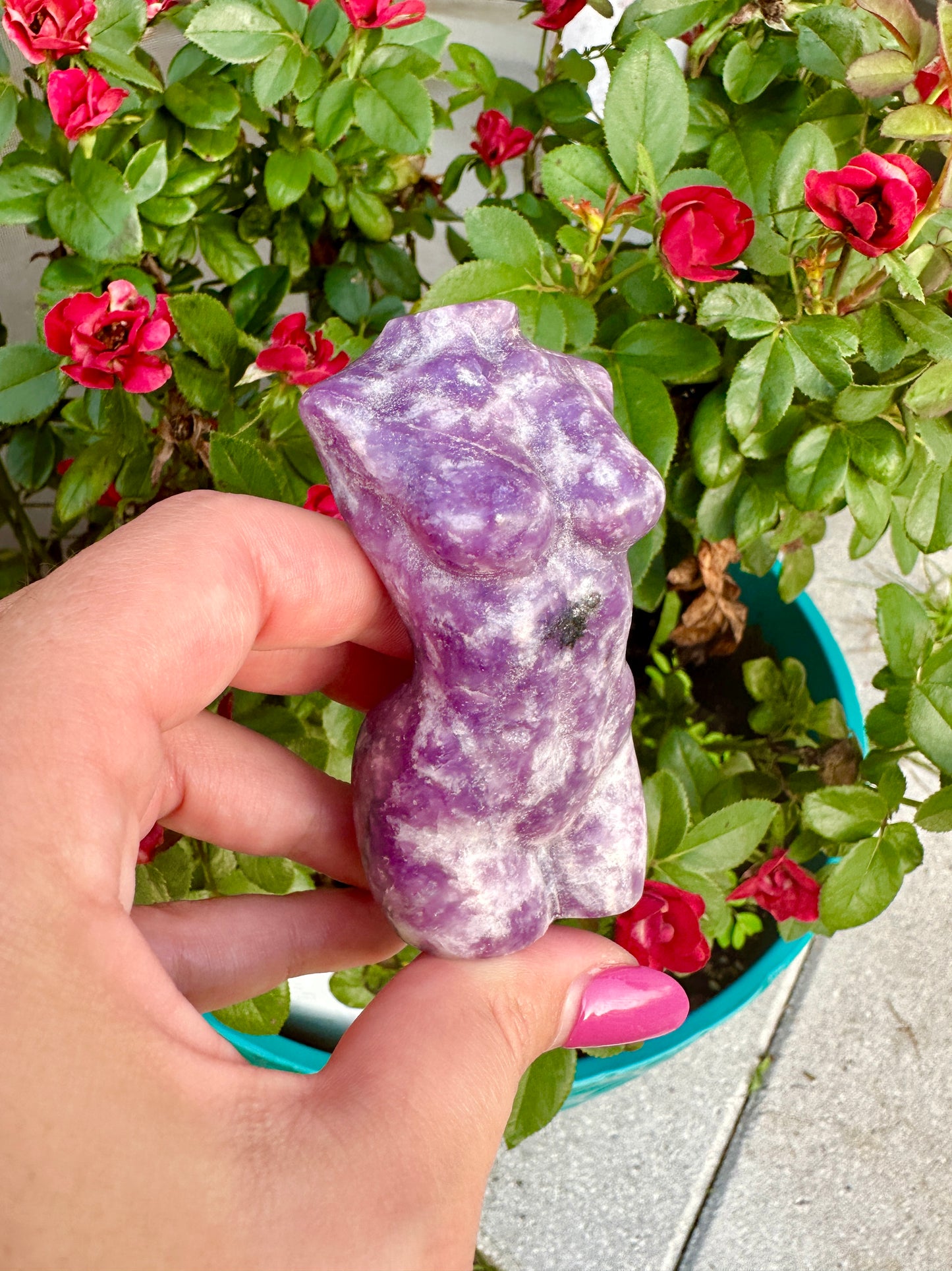 Lepidolite - Woman Goddess Body