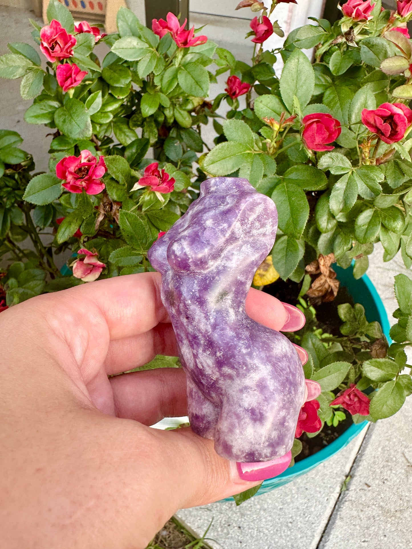 Lepidolite - Woman Goddess Body