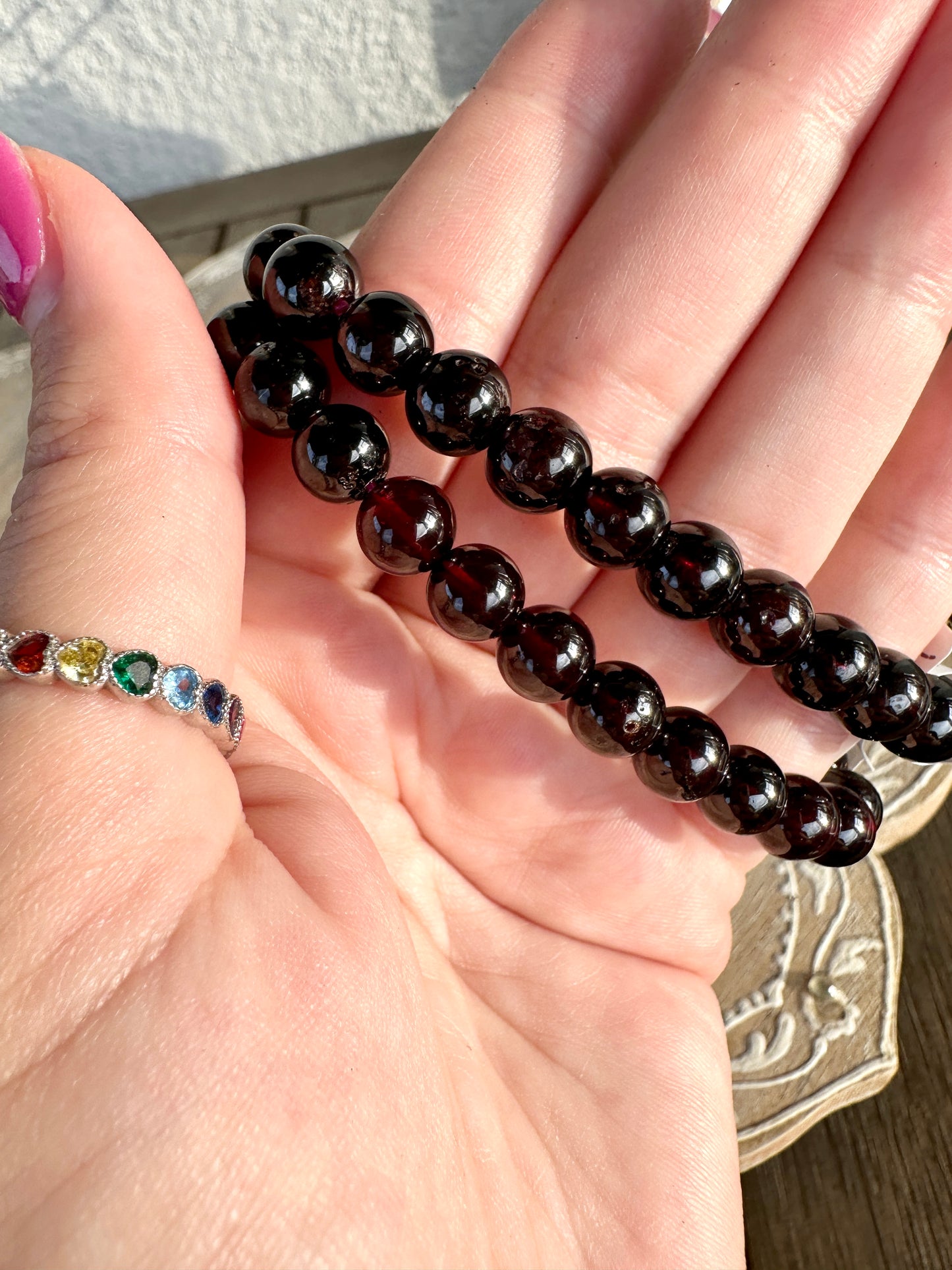 Garnet - 8mm Bracelet