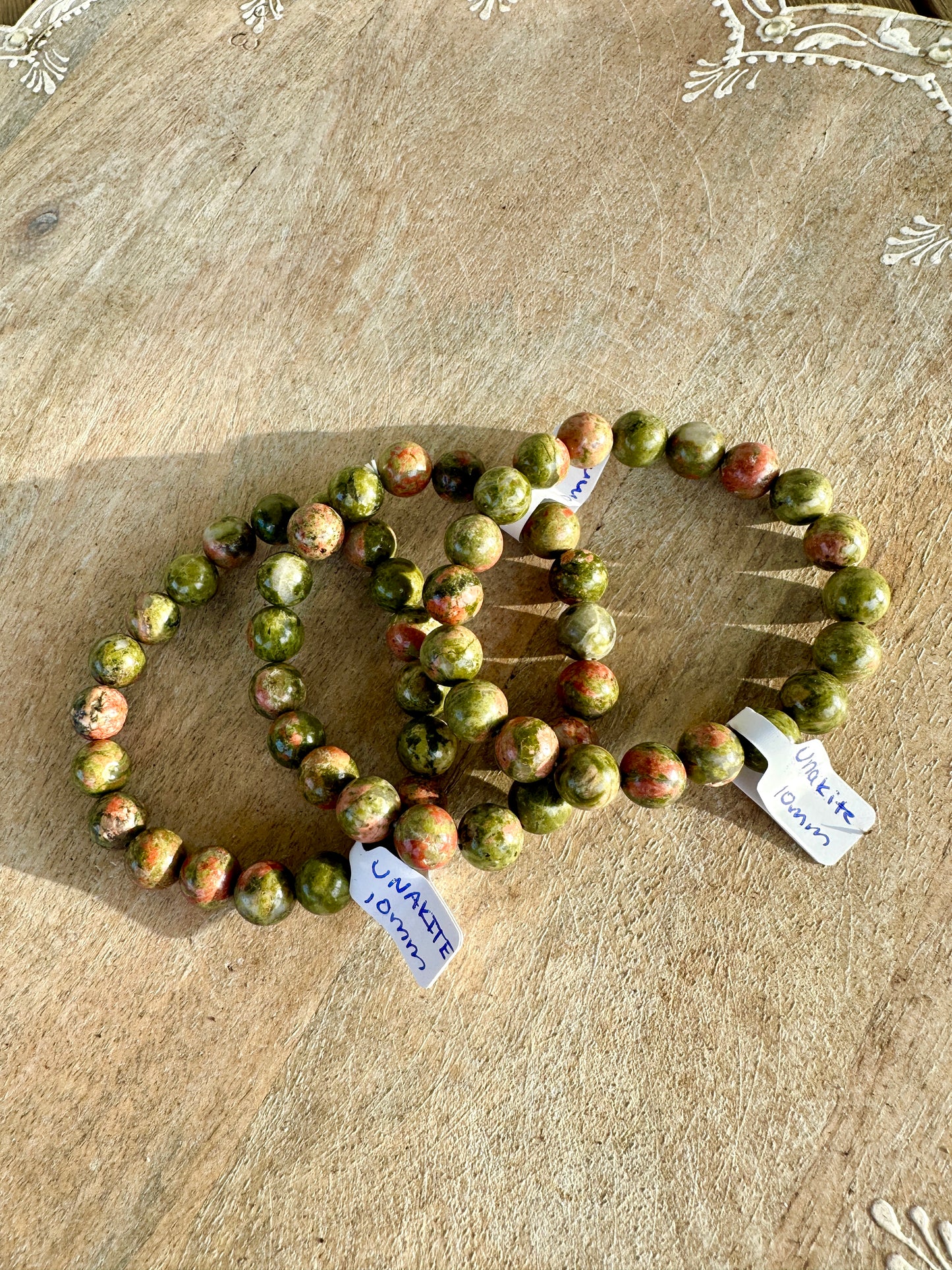 Unakite - 10mm Bracelet