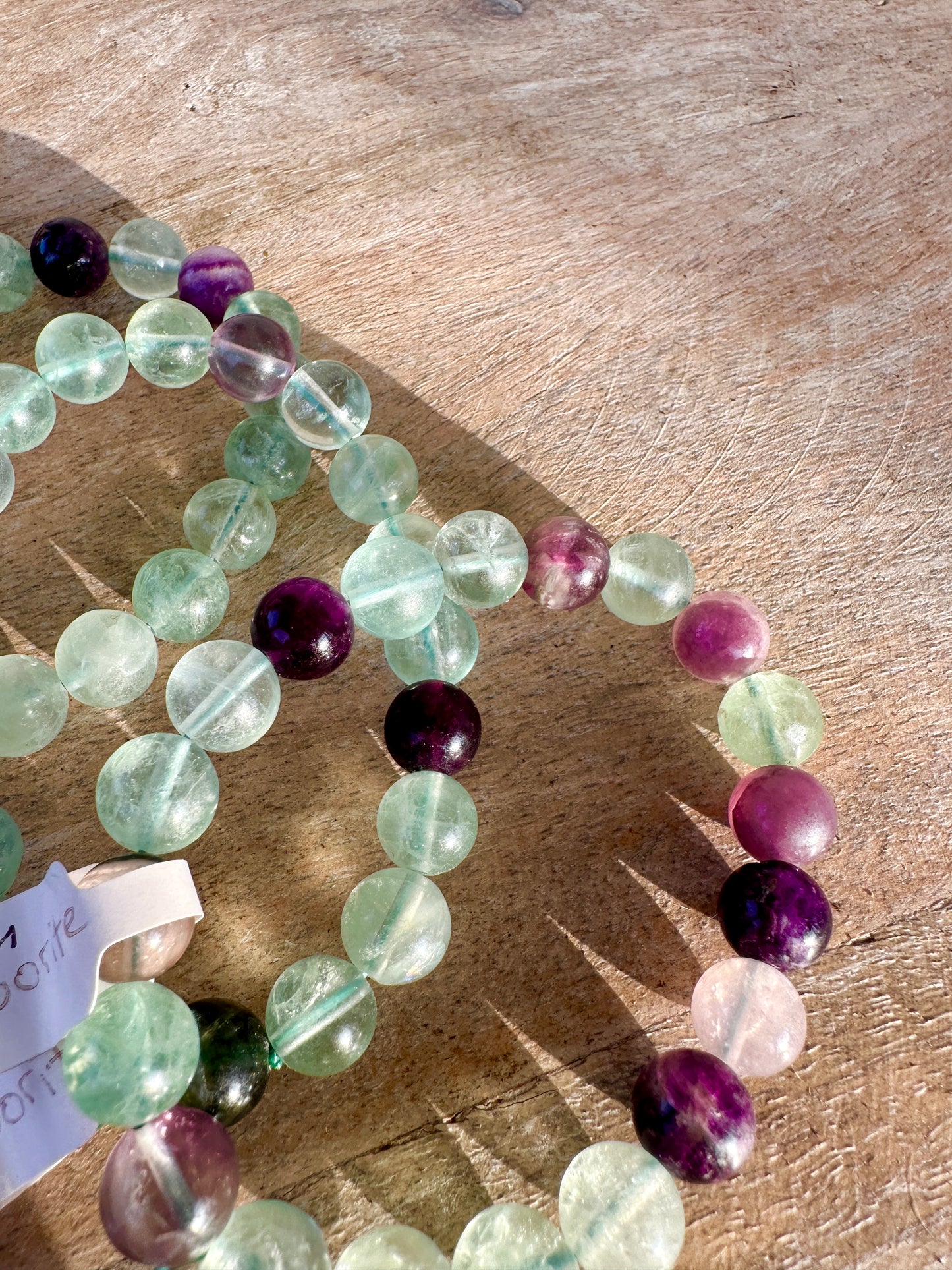 Radiant Fluorite 10mm Beaded Bracelet