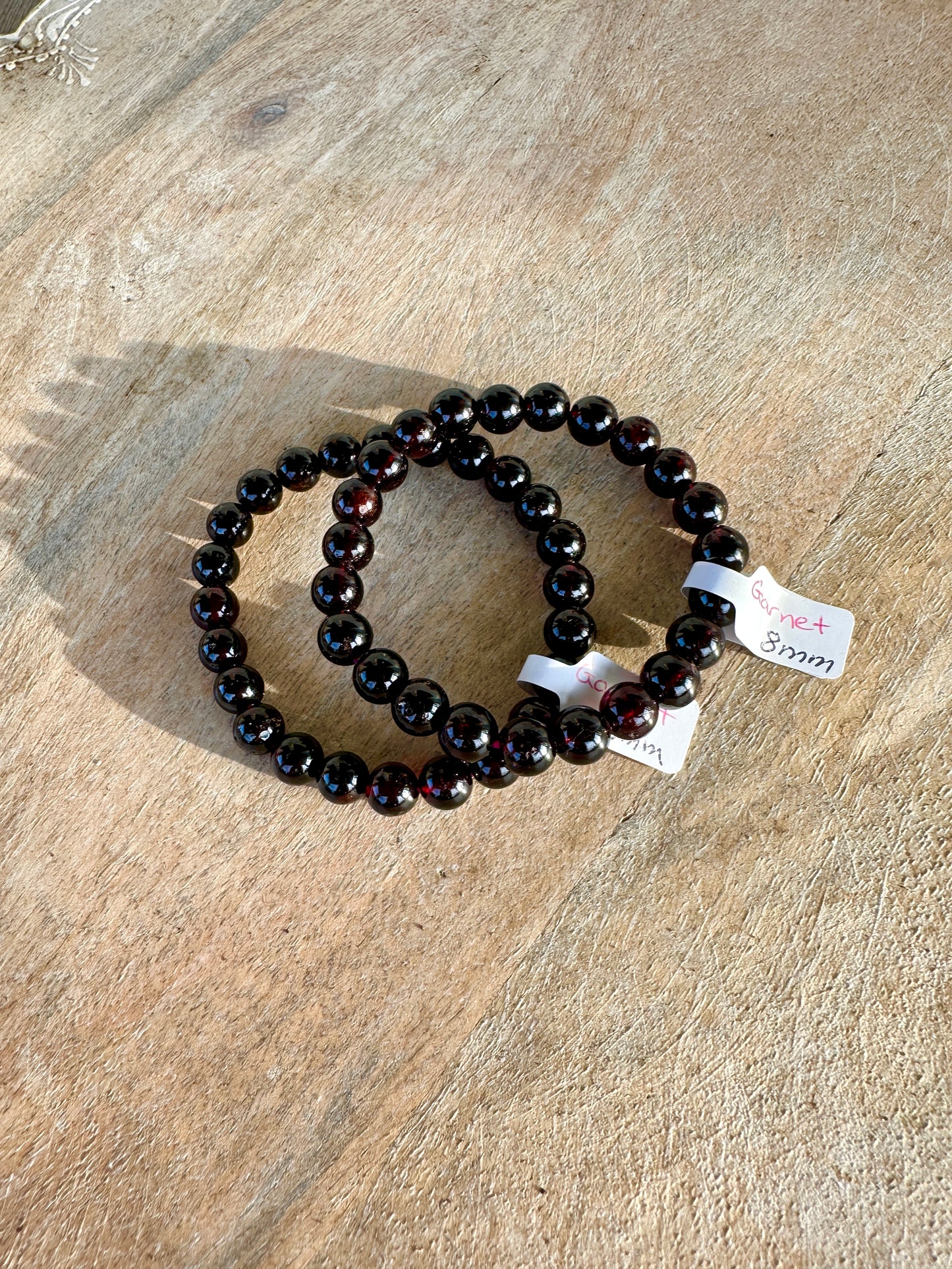 Garnet - 8mm Bracelet