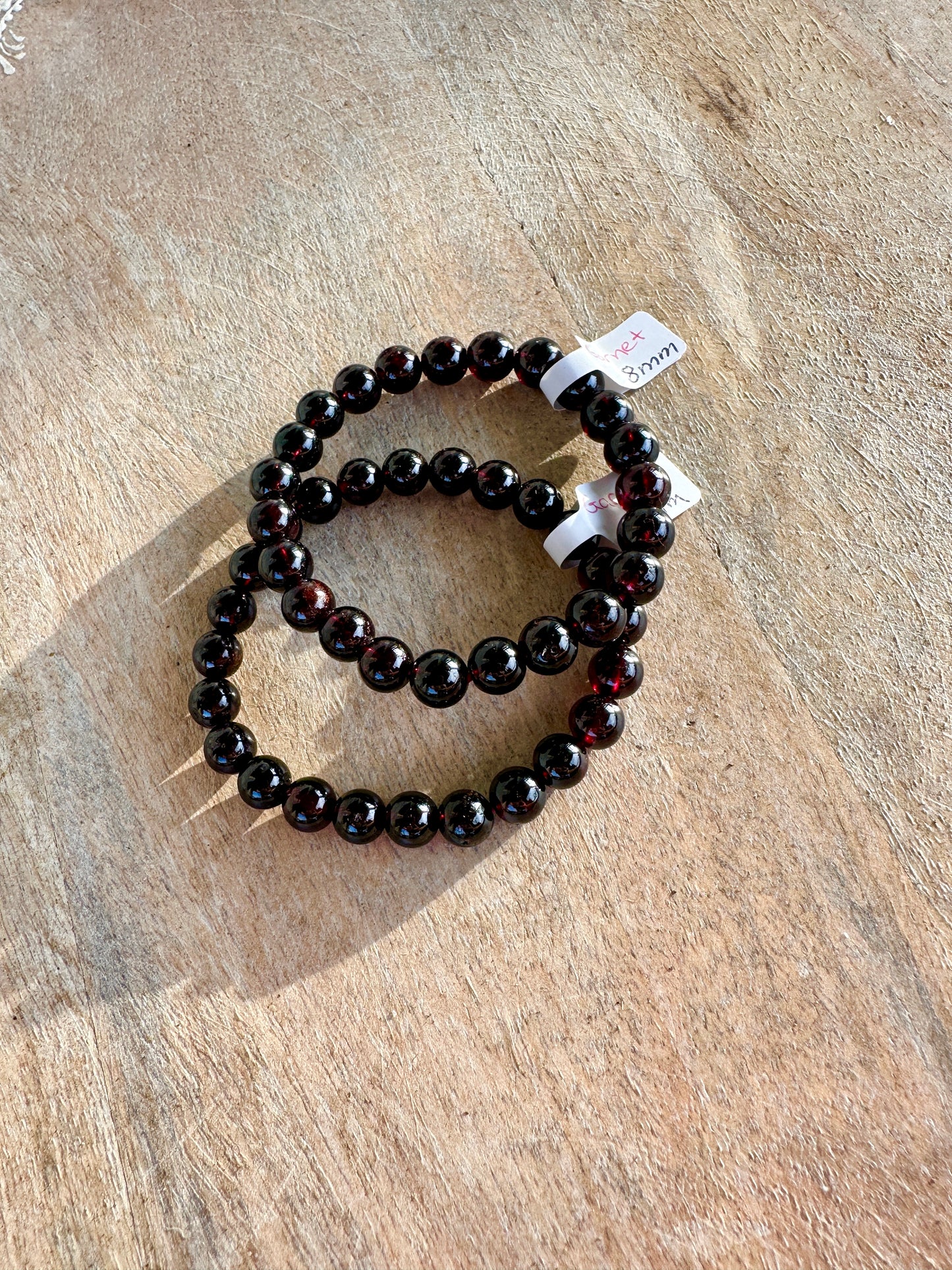 Garnet - 8mm Bracelet