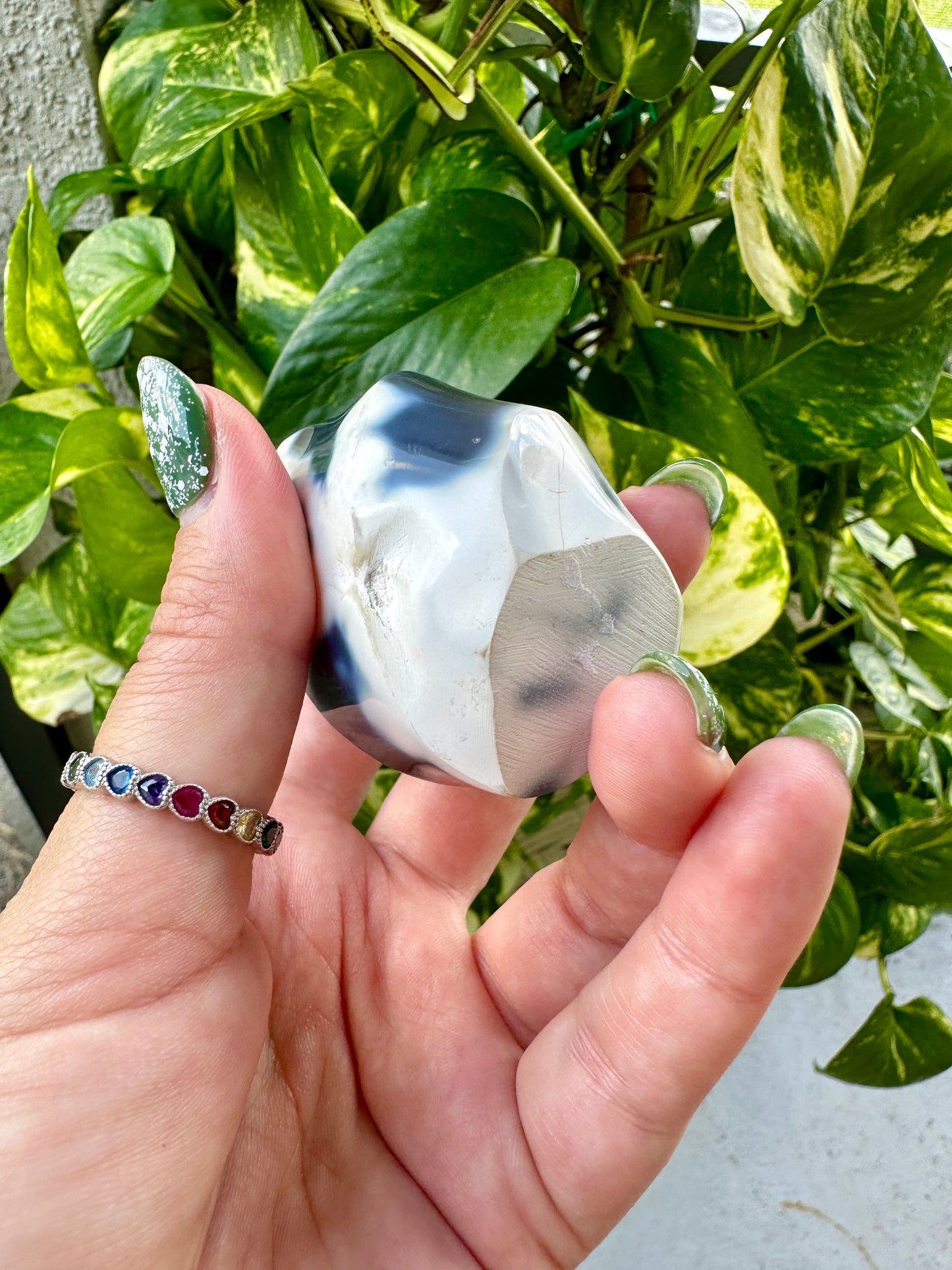 Orca Agate Flame - A Beacon of Healing and Inner Peace