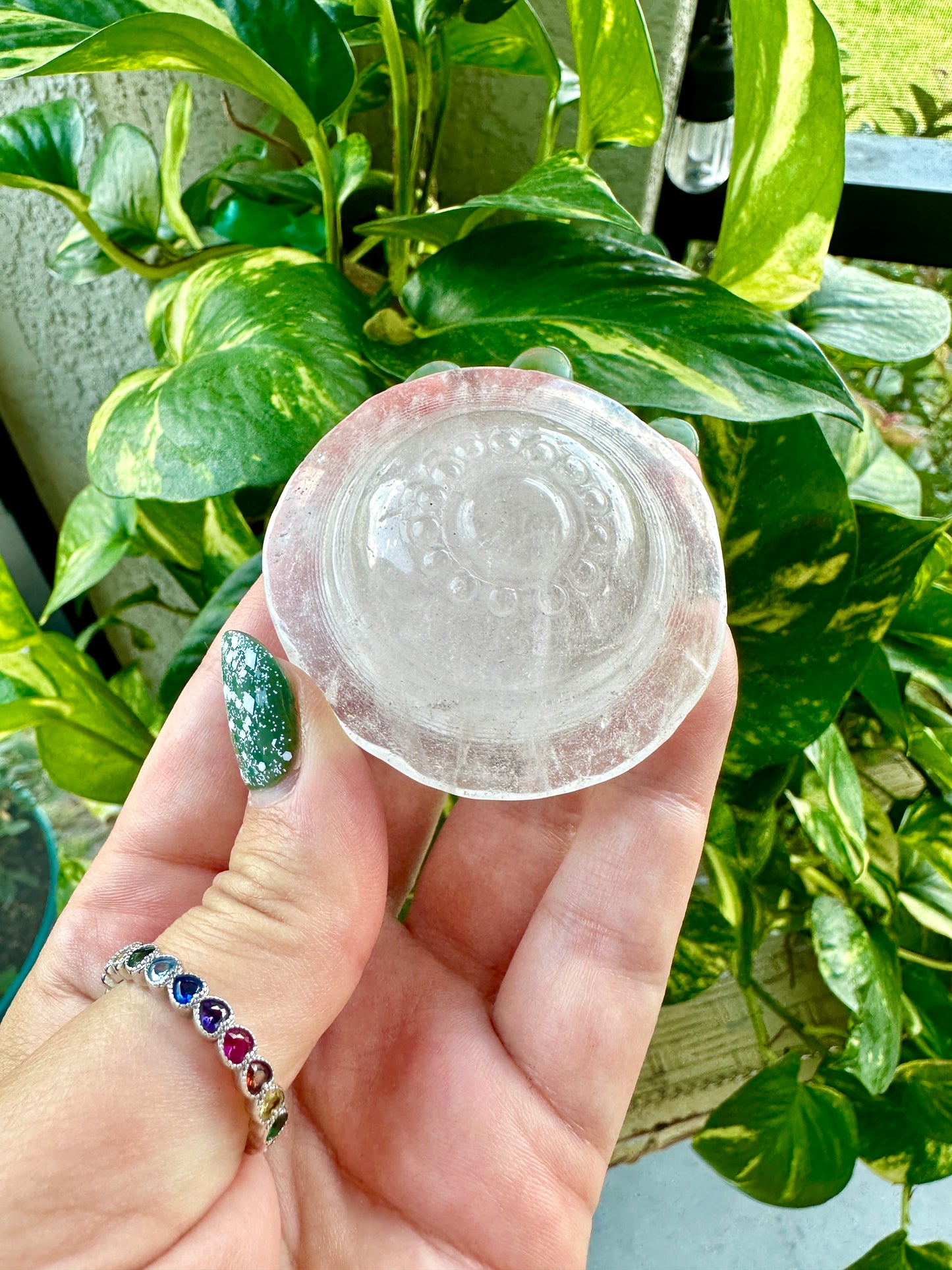Clear Quartz UAP, UFO Spaceship Crystal