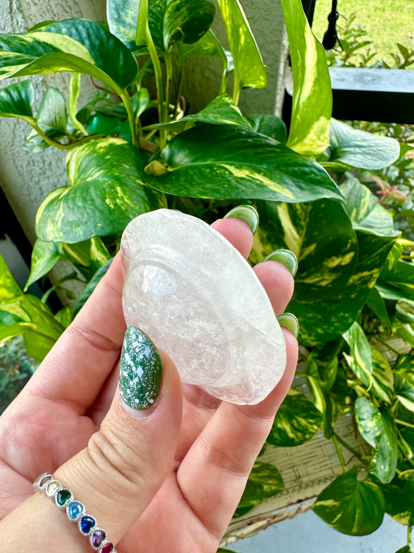 Clear Quartz UAP, UFO Spaceship Crystal