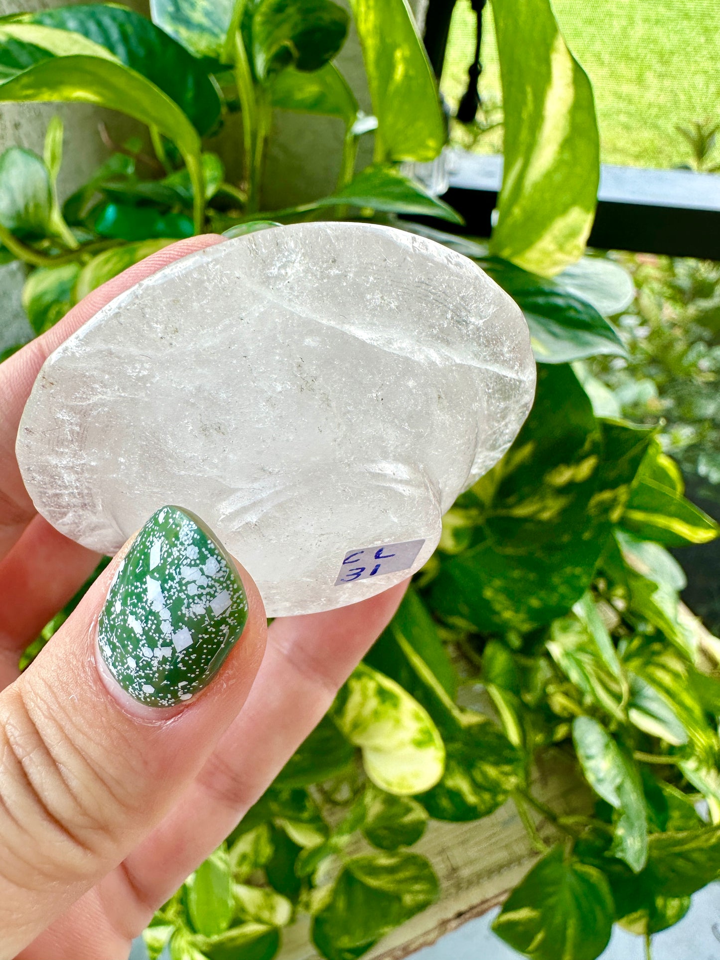Clear Quartz UAP, UFO Spaceship Crystal