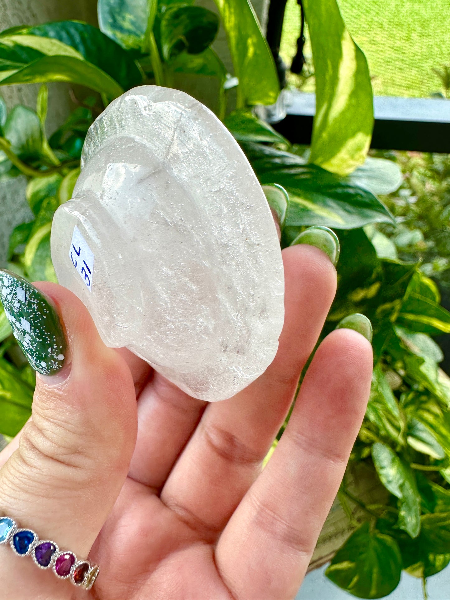 Clear Quartz UAP, UFO Spaceship Crystal