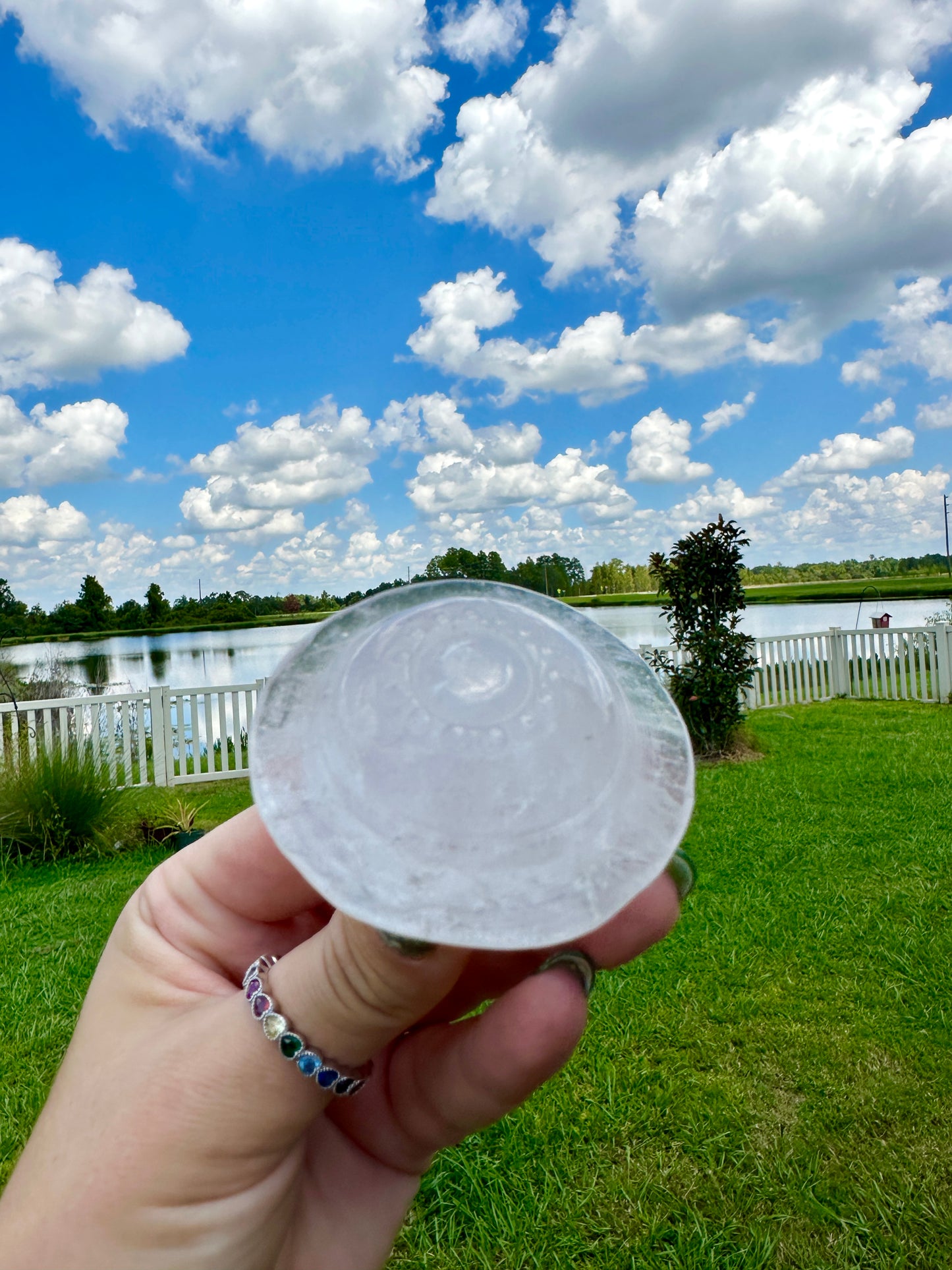 Clear Quartz UAP, UFO Spaceship Crystal