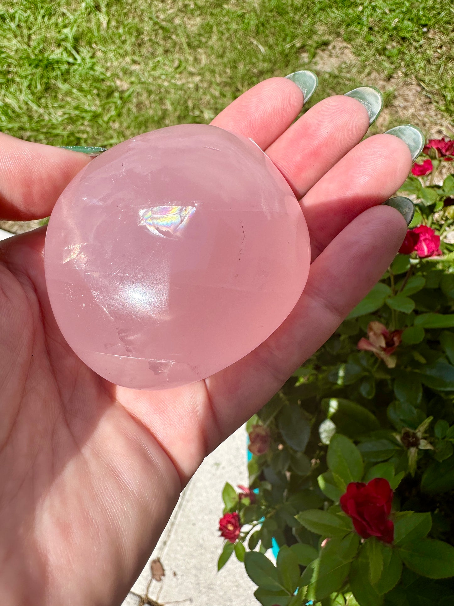Rose Quartz - Palm