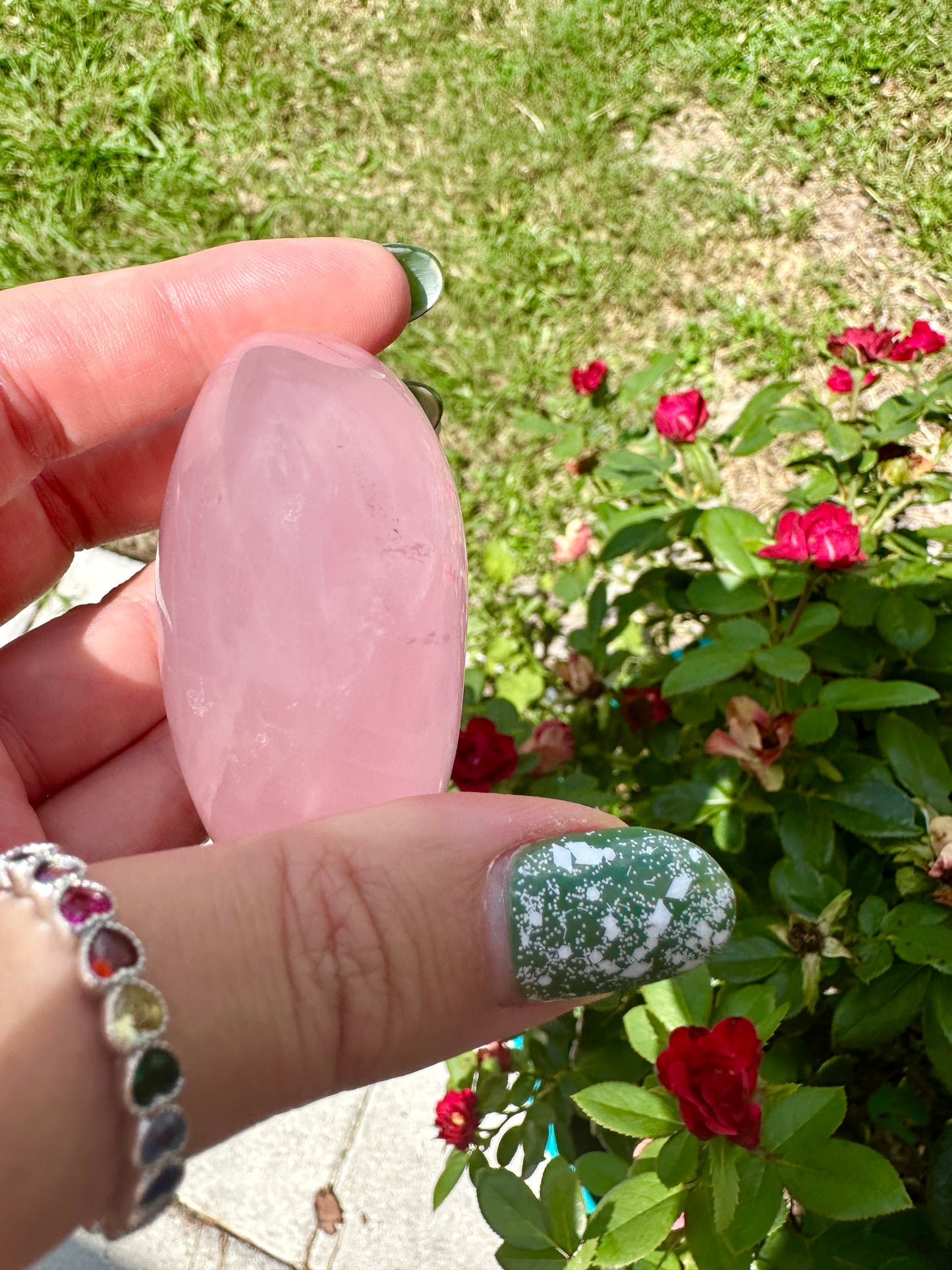 Rose Quartz - Palm