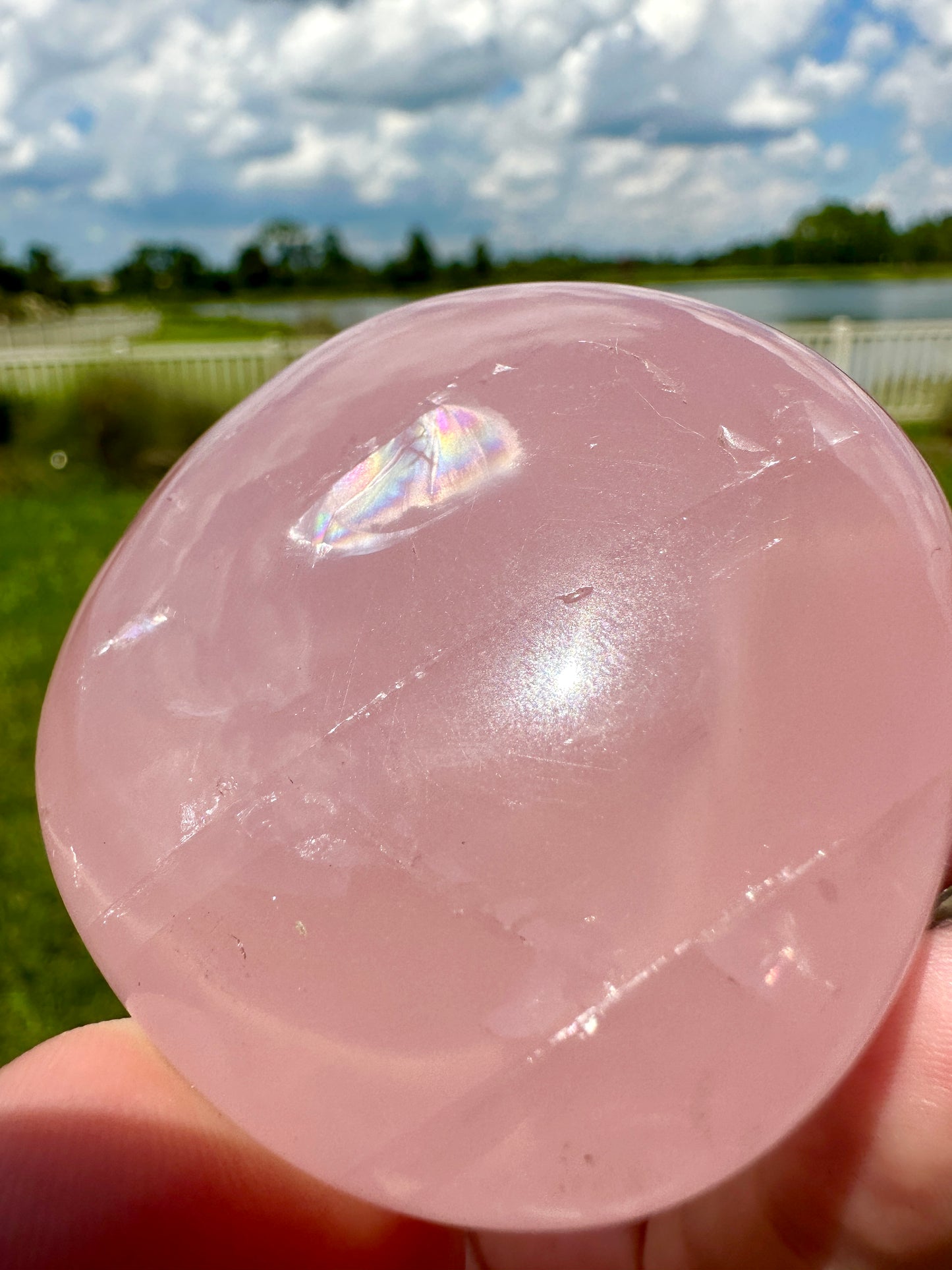 Rose Quartz - Palm