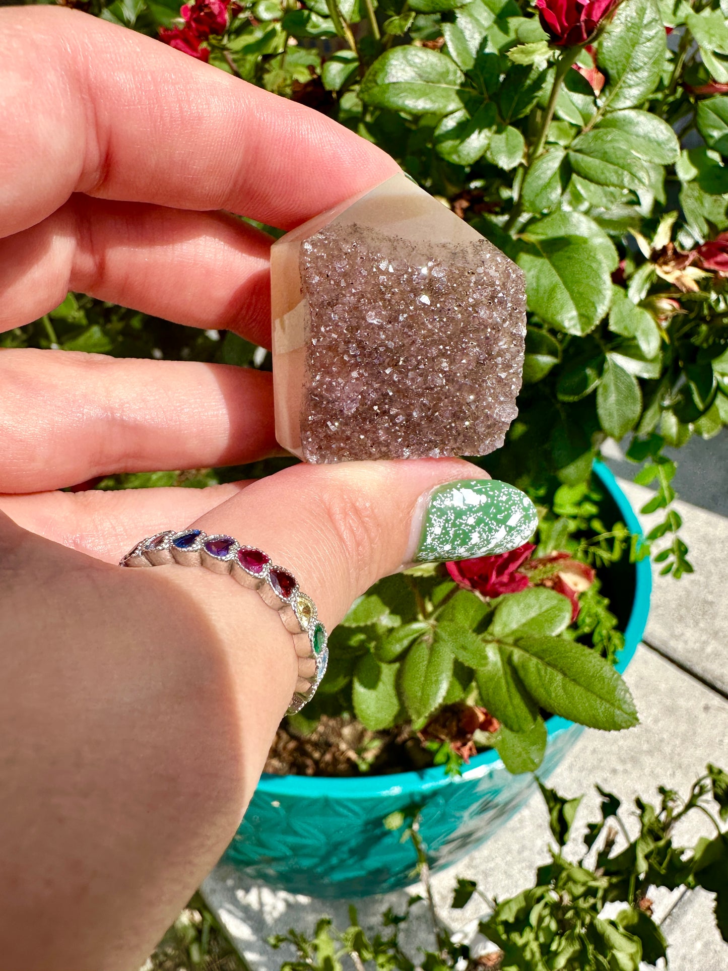 Druzy Agate - Tower