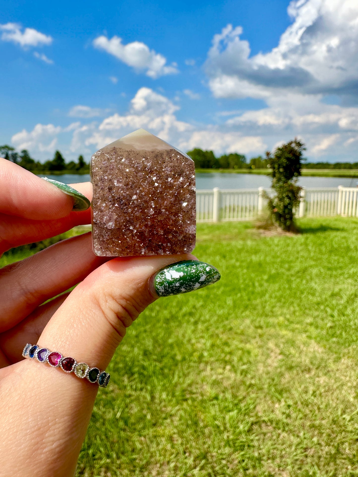 Druzy Agate - Tower