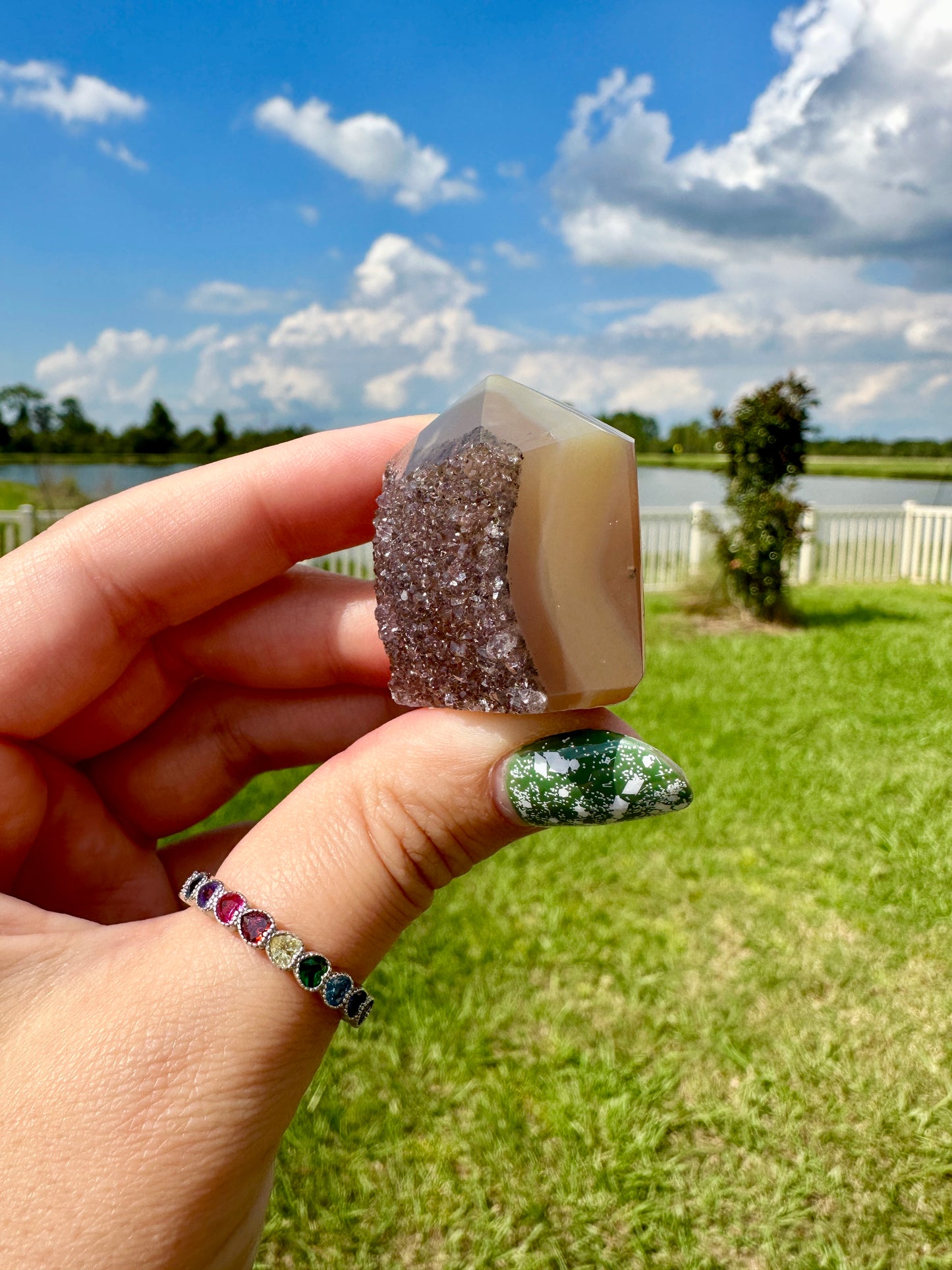 Druzy Agate - Tower