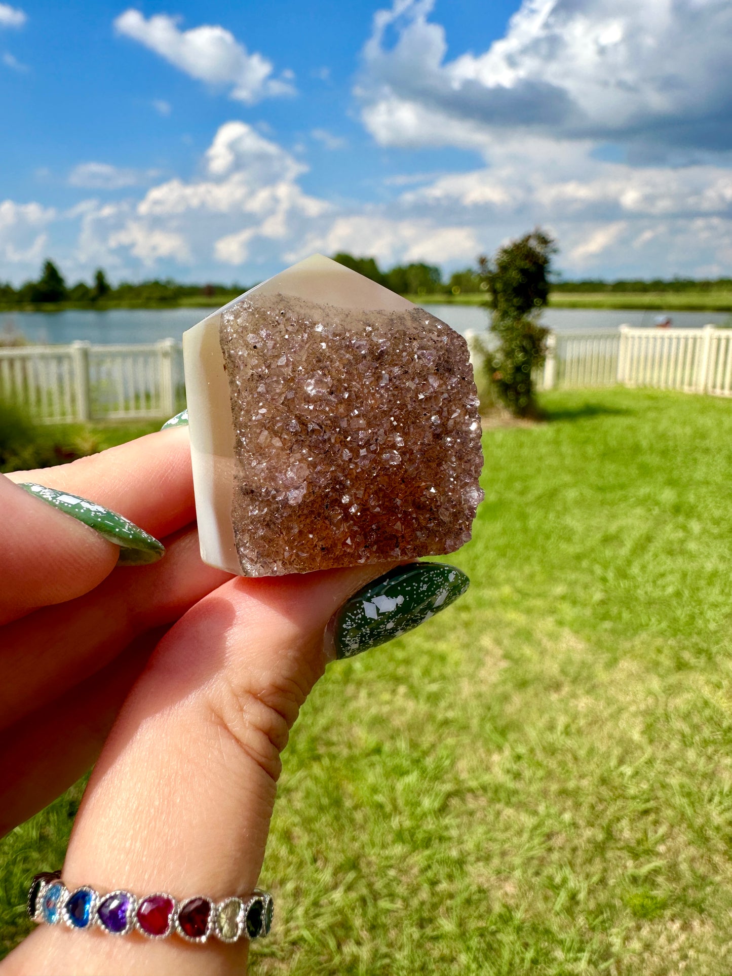 Druzy Agate - Tower