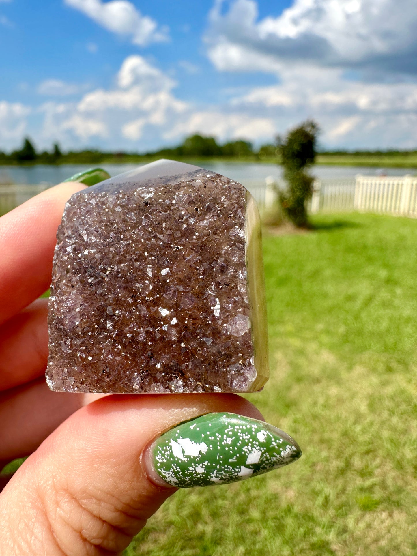 Druzy Agate - Tower
