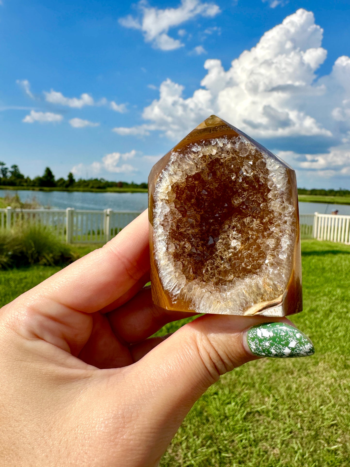 Druzy Agate - Tower