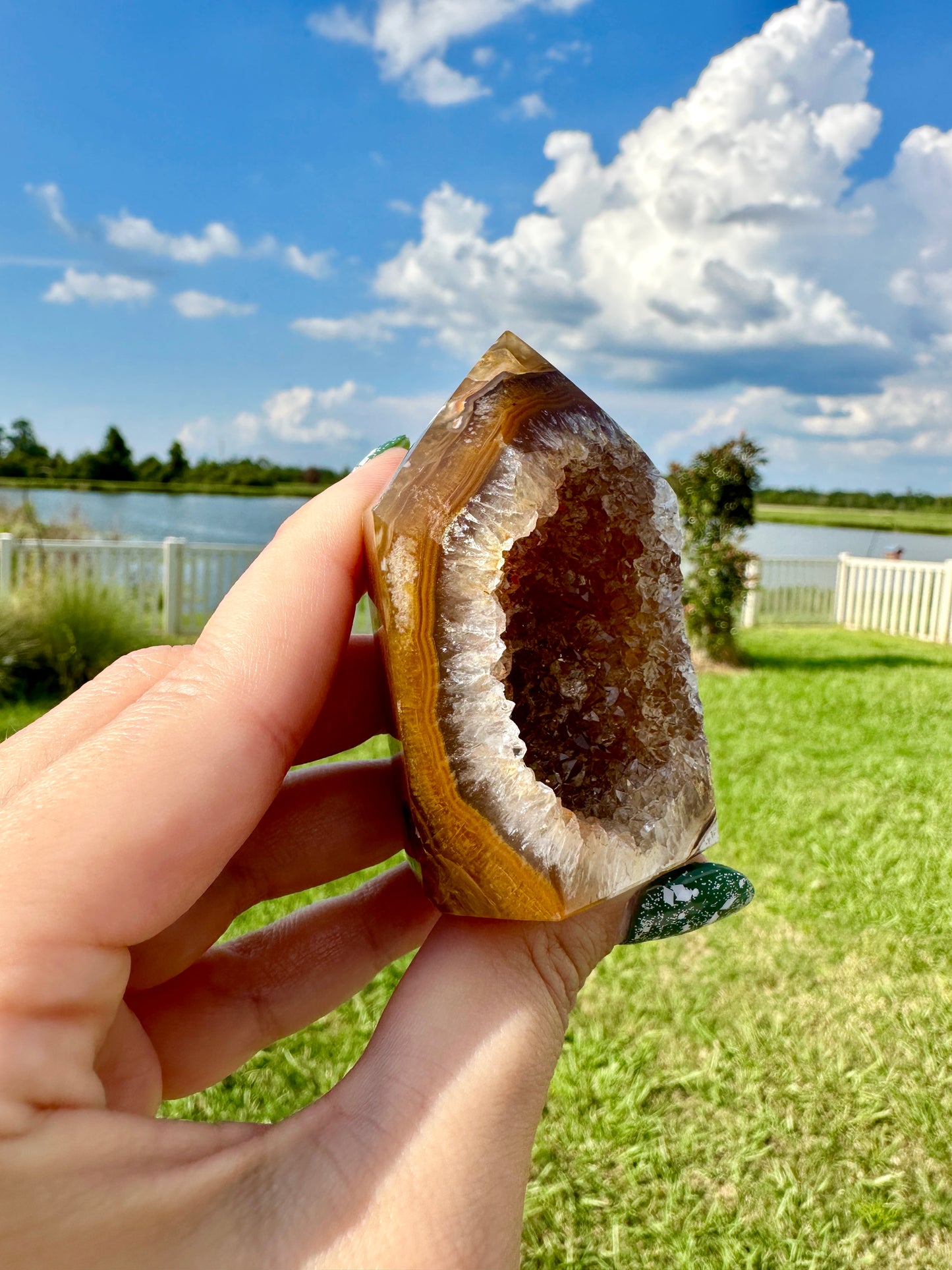 Druzy Agate - Tower