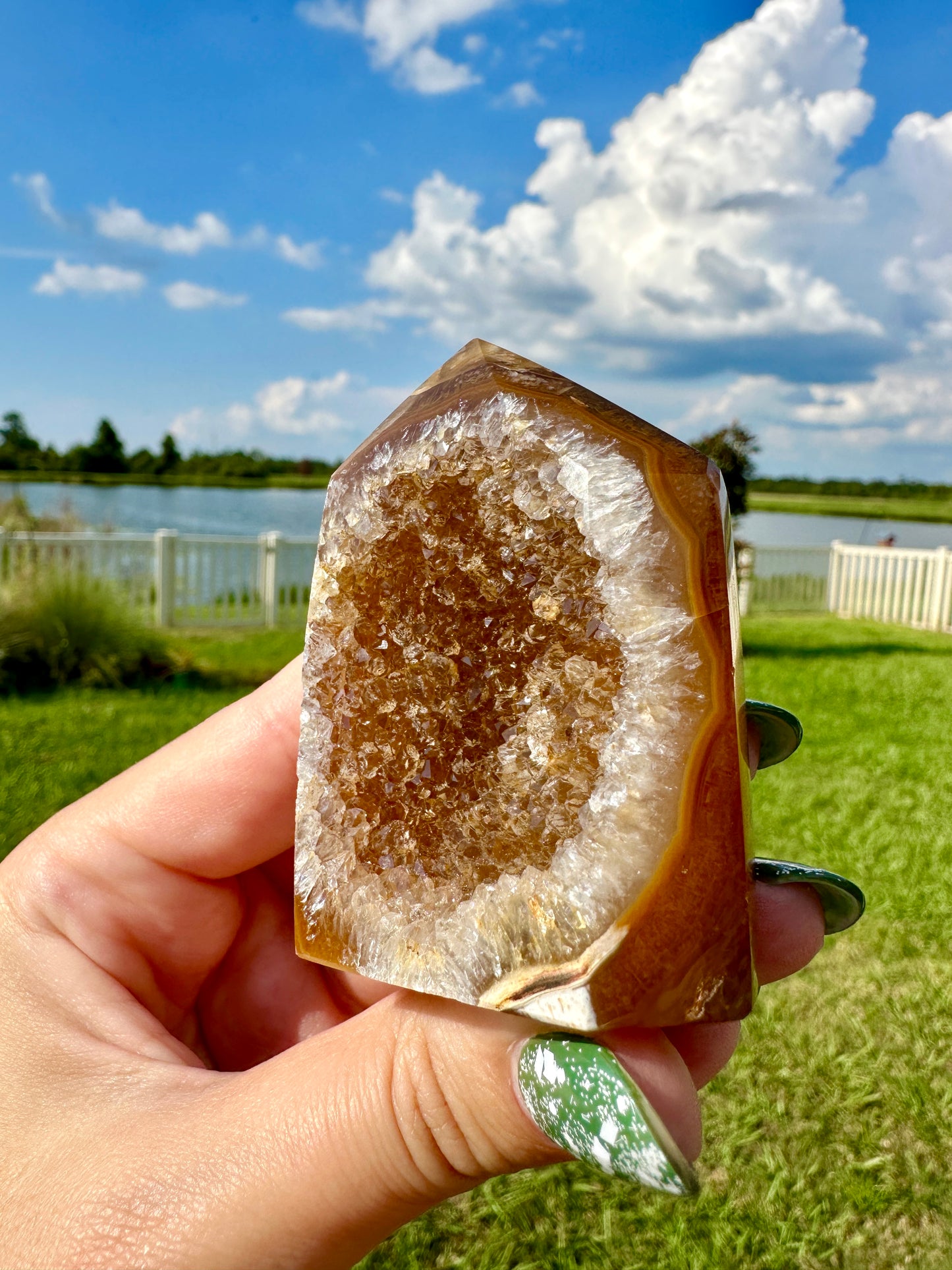 Druzy Agate - Tower