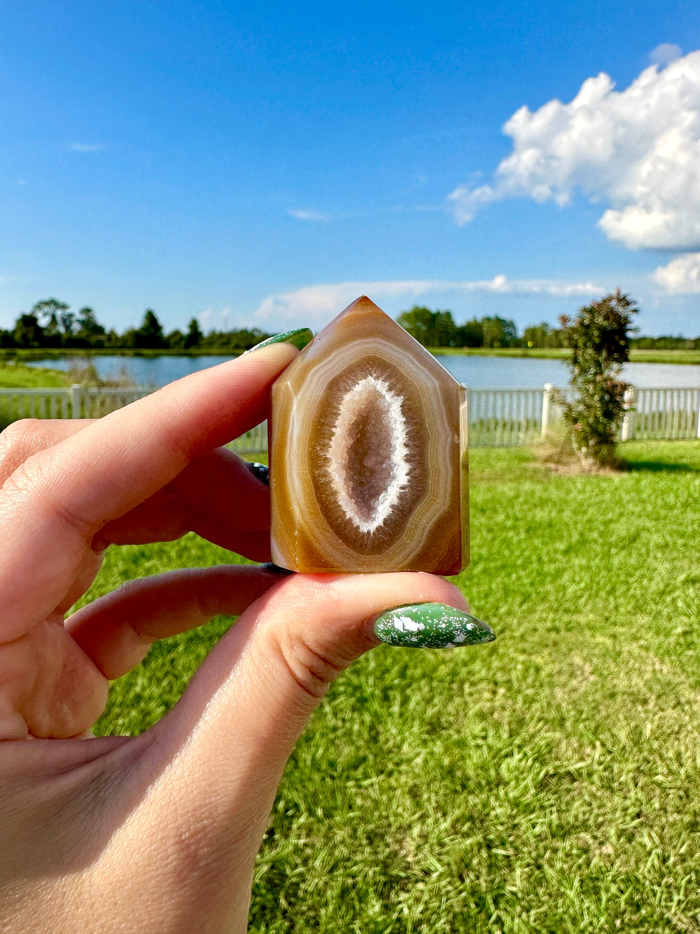 Druzy Agate - Tower