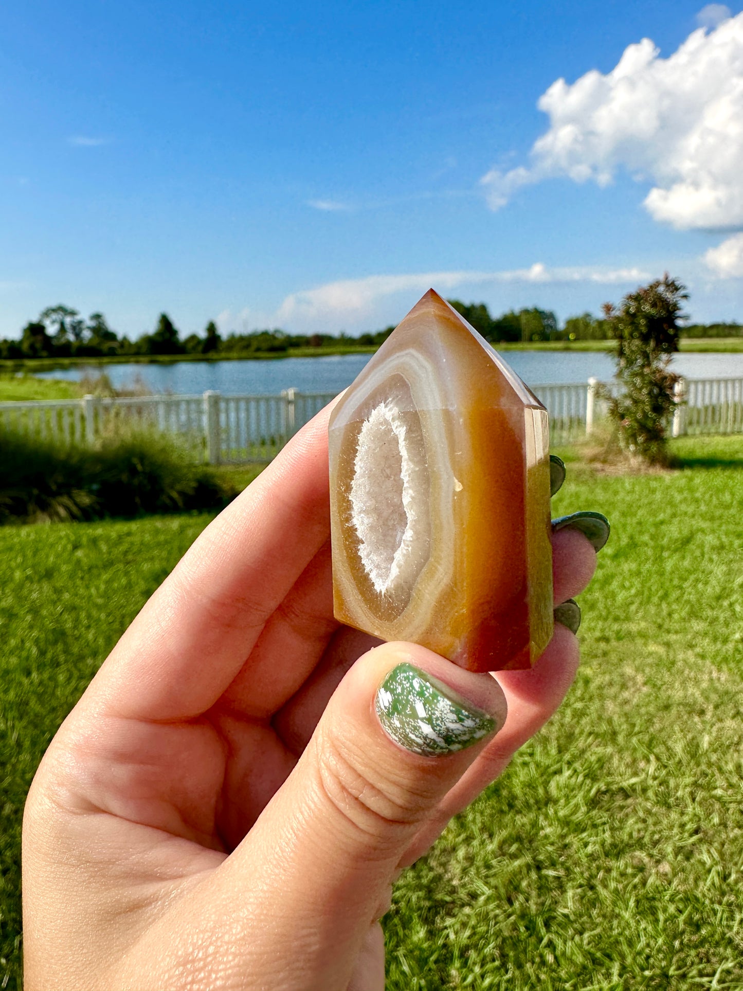 Druzy Agate - Tower