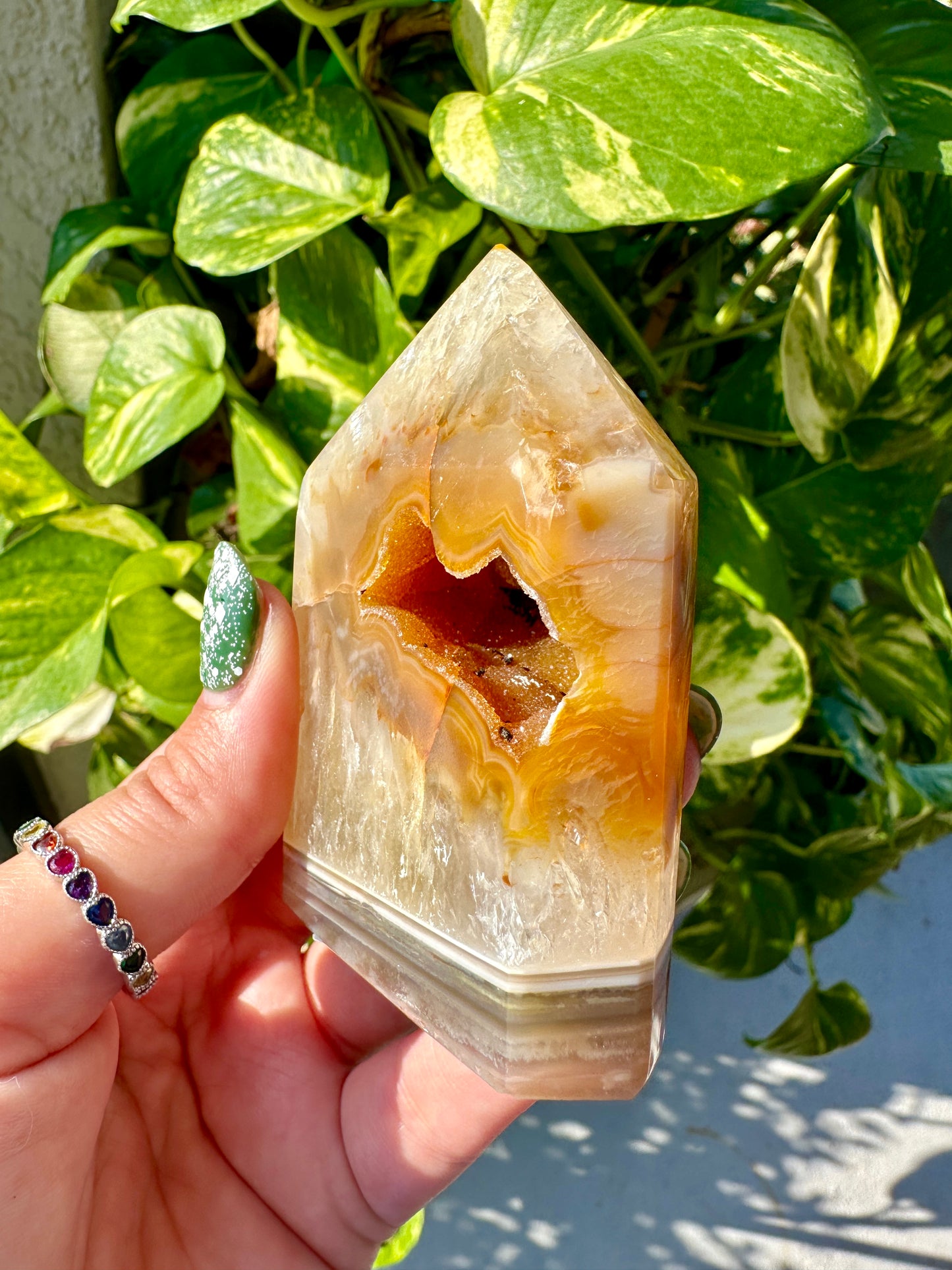 Druzy Agate - Tower