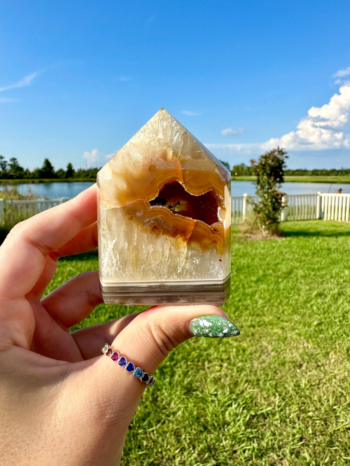 Druzy Agate - Tower