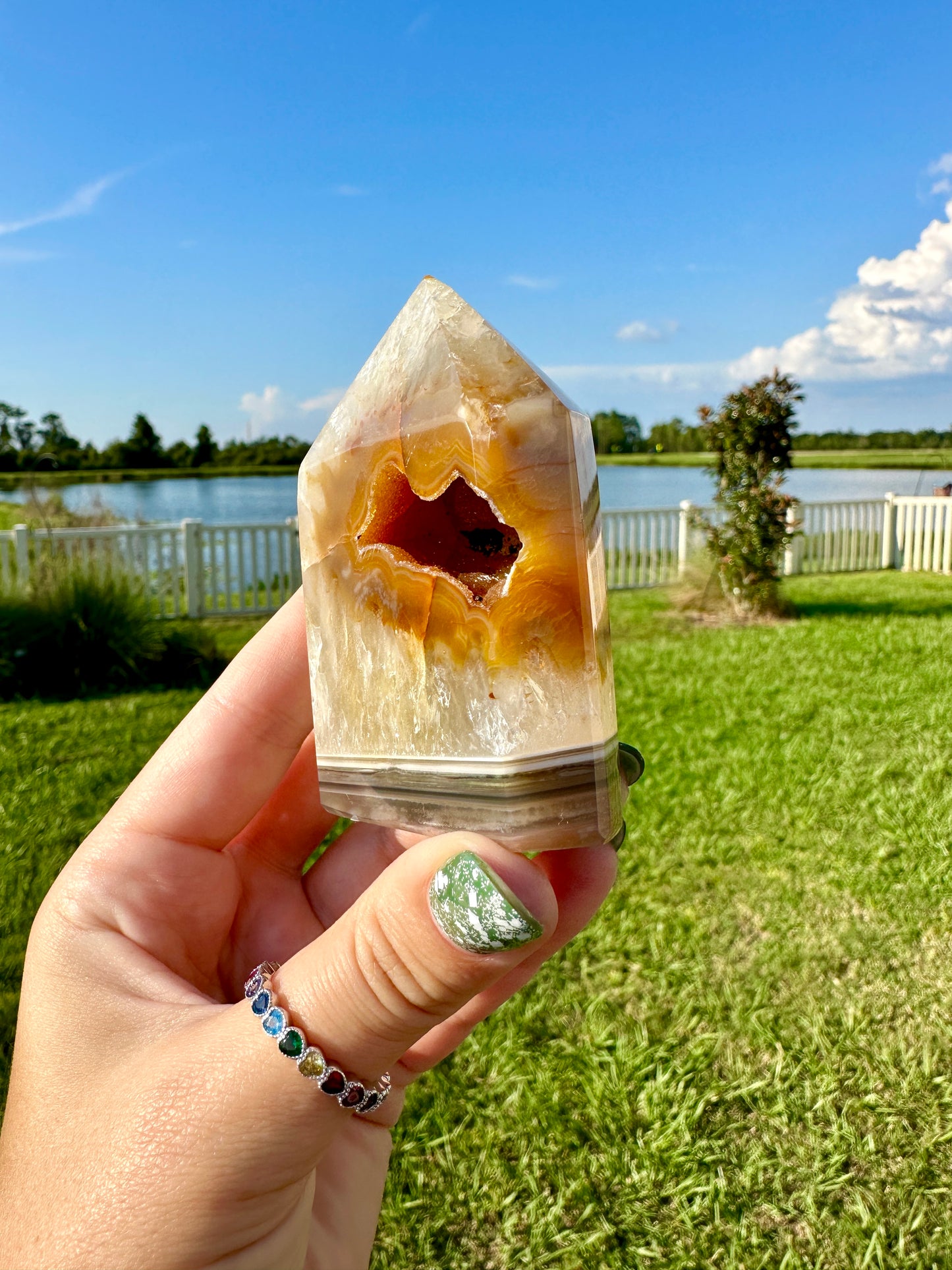 Druzy Agate - Tower