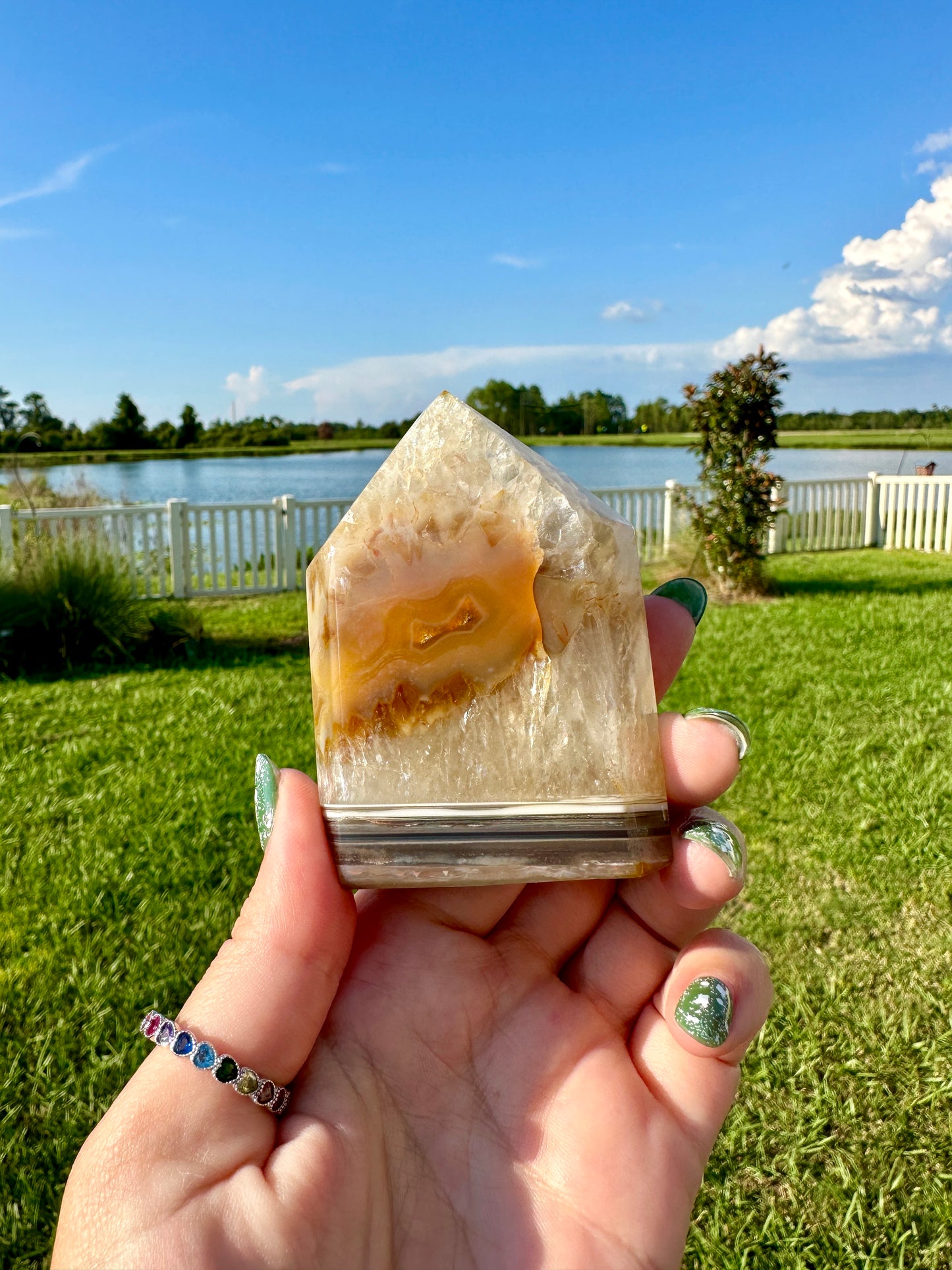 Druzy Agate - Tower