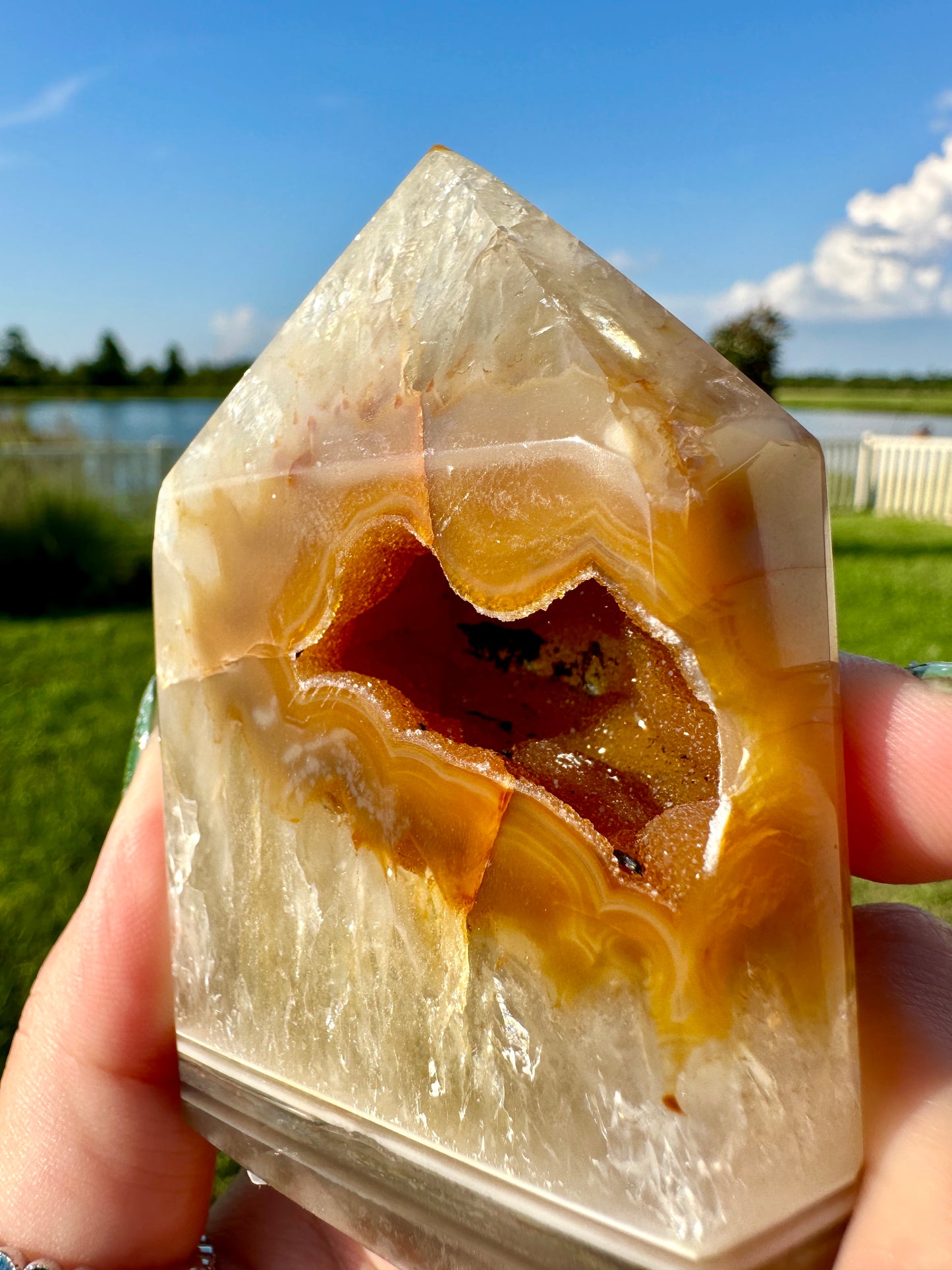 Druzy Agate - Tower