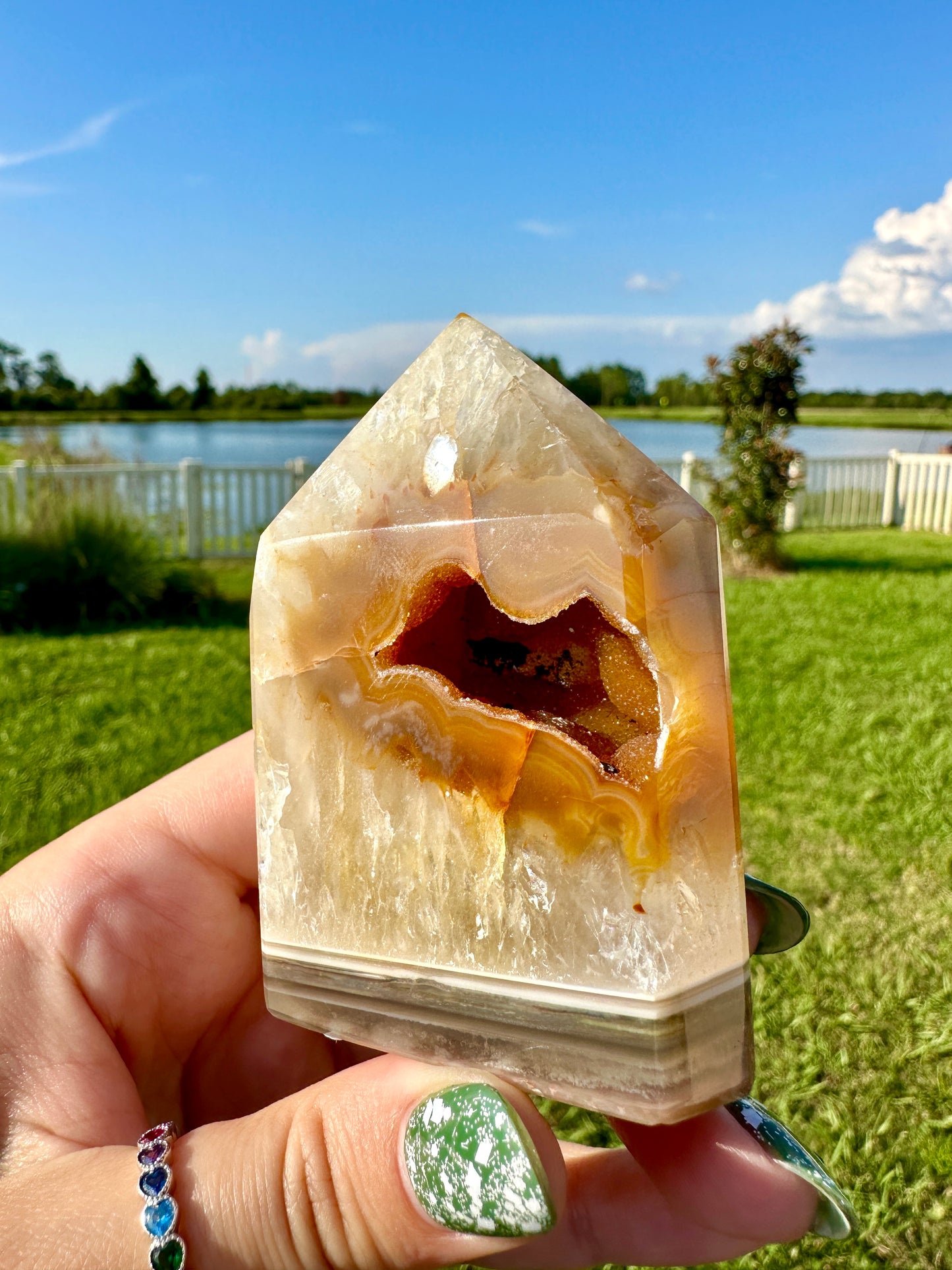 Druzy Agate - Tower
