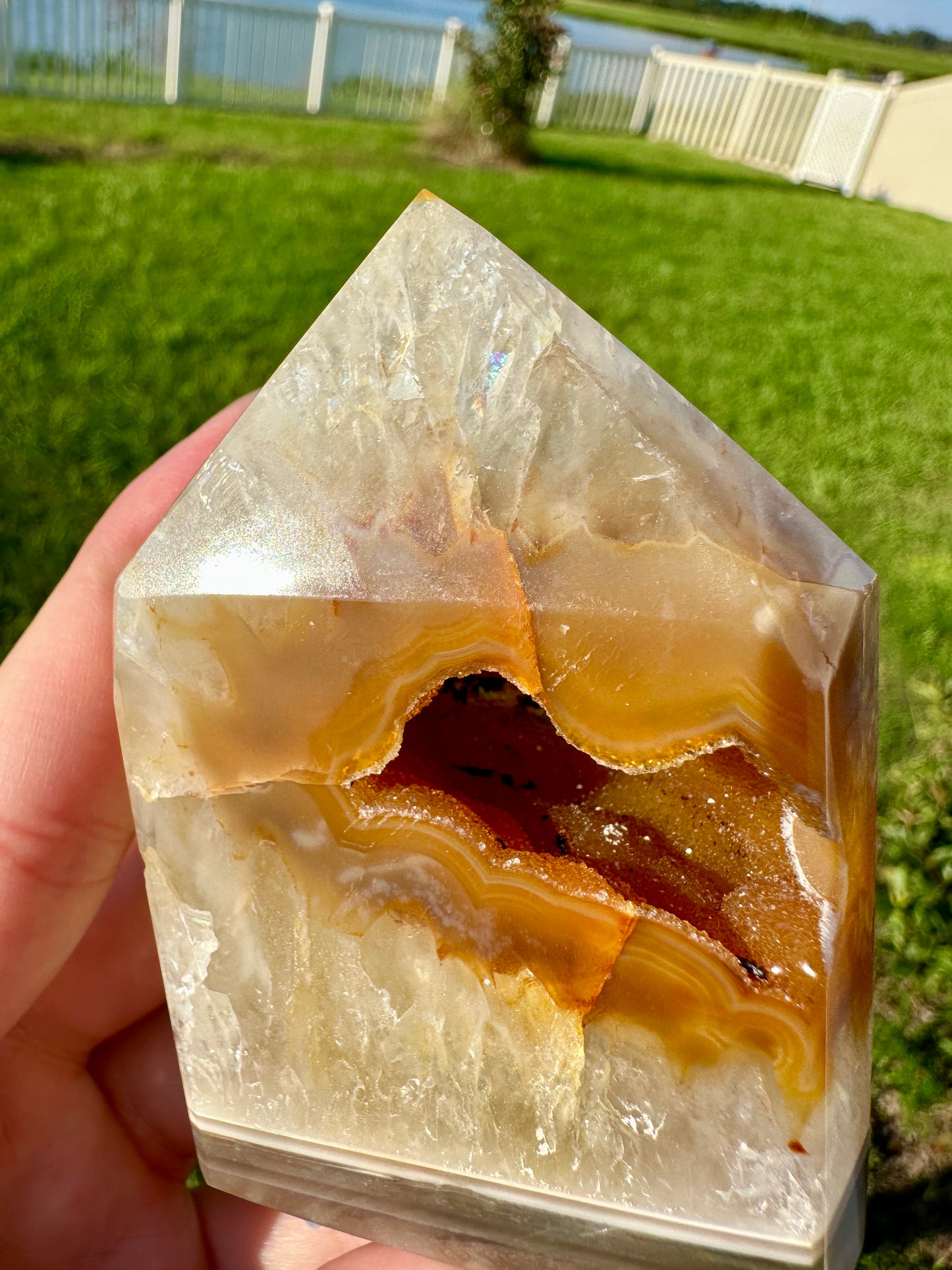 Druzy Agate - Tower