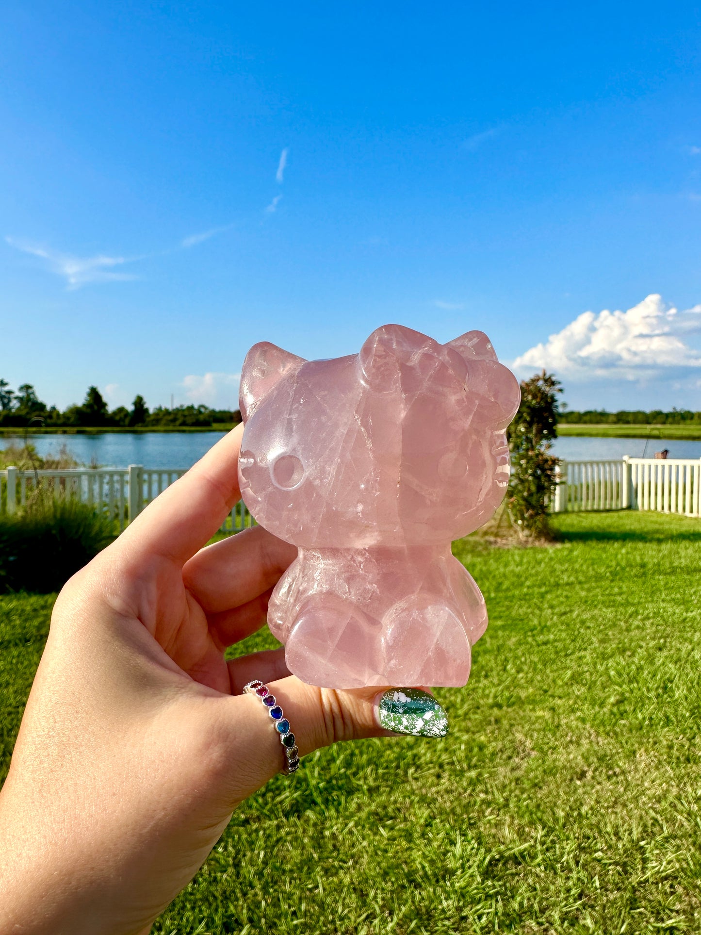 Rose Quartz - Hello Kitty
