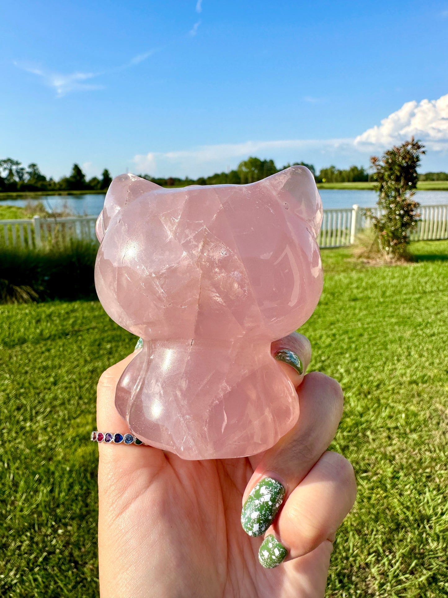 Rose Quartz - Hello Kitty