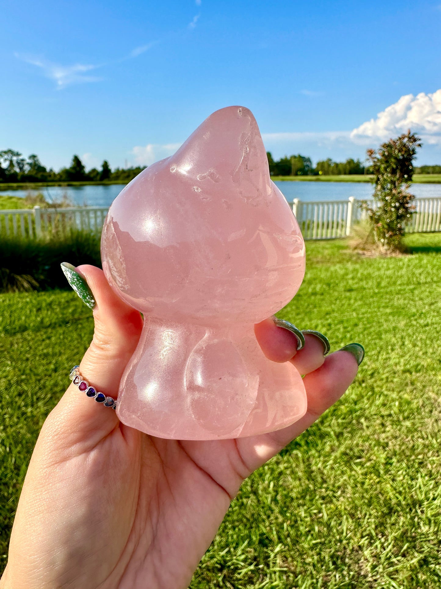 Rose Quartz - Hello Kitty
