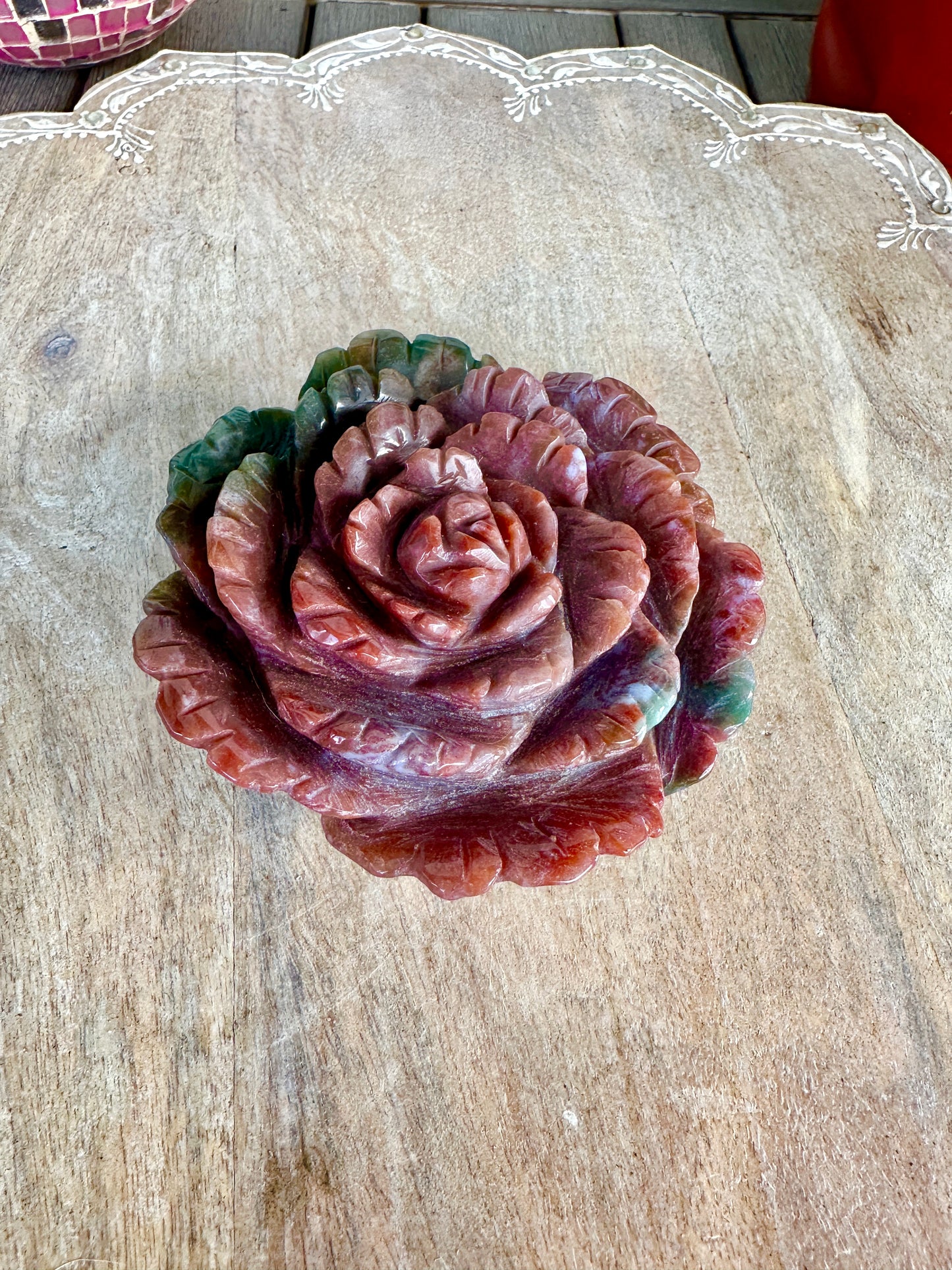 Ocean Jasper - Large Flower